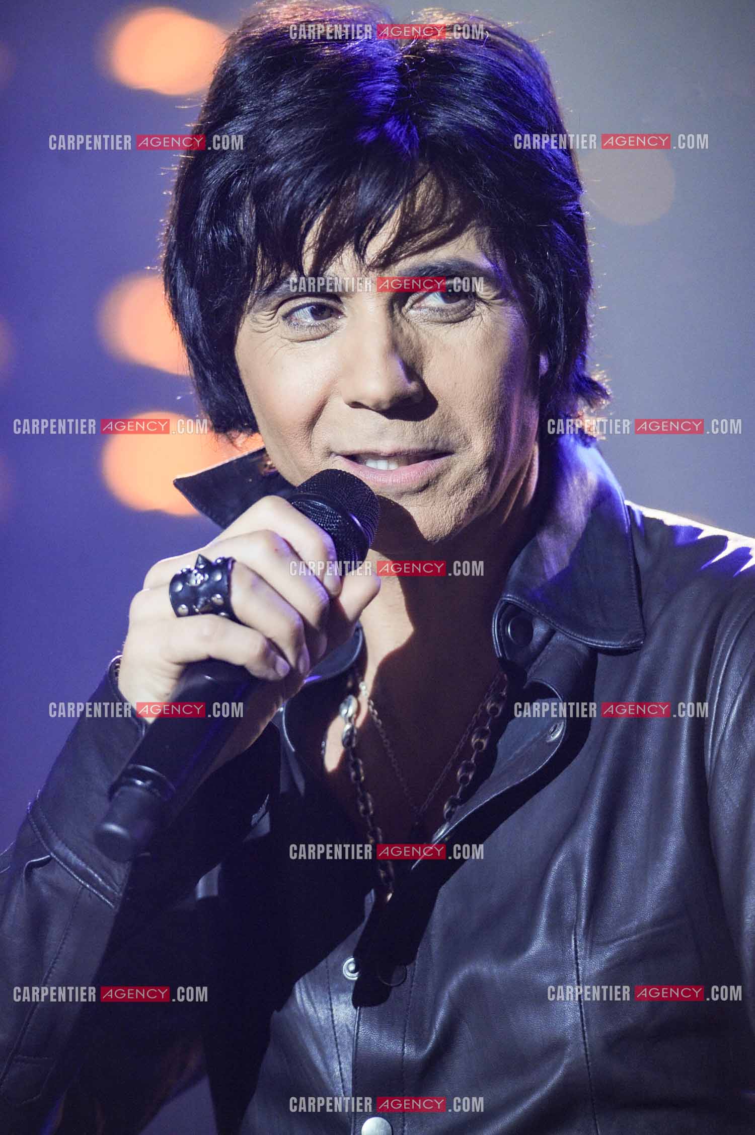 Le chanteur Jean-Luc Lahaye en concert au Bataclan.  ( Exclusif )