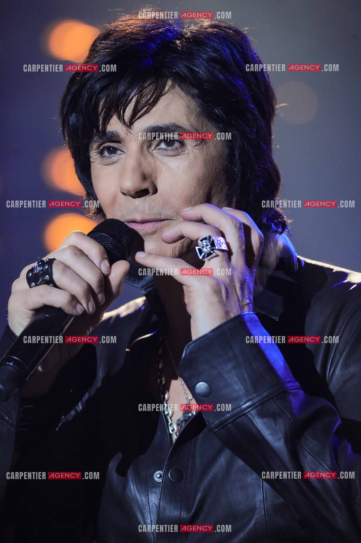 Le chanteur Jean-Luc Lahaye en concert au Bataclan.  ( Exclusif )