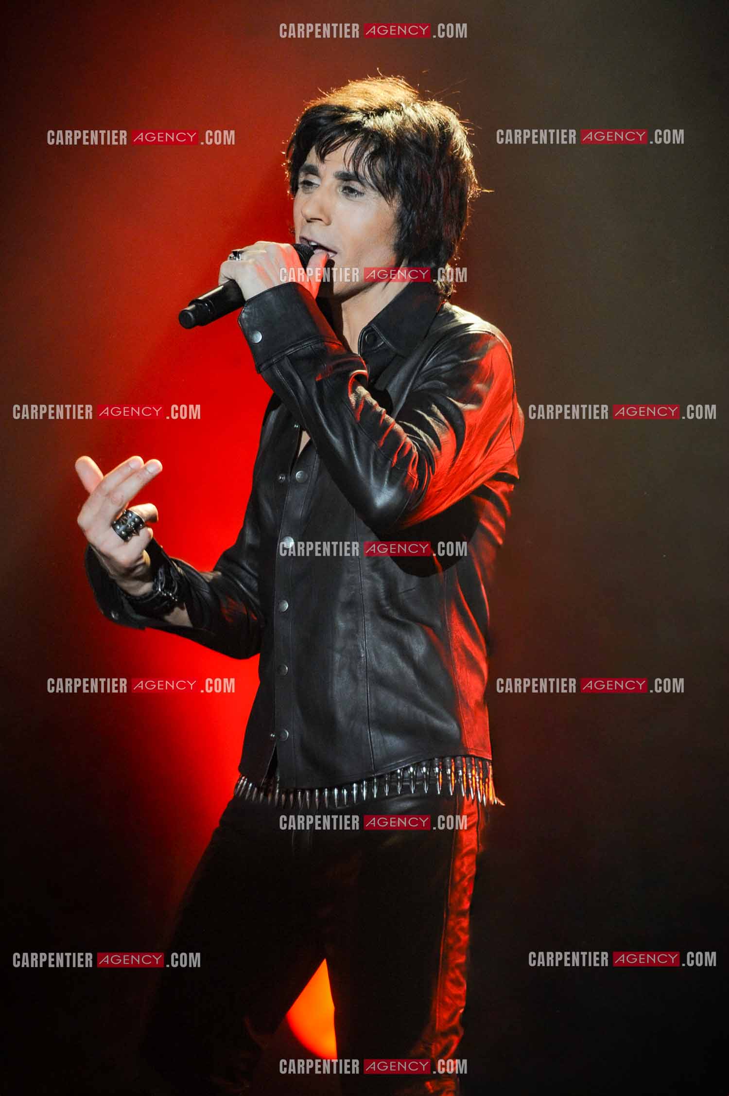 Le chanteur Jean-Luc Lahaye en concert au Bataclan.  ( Exclusif )