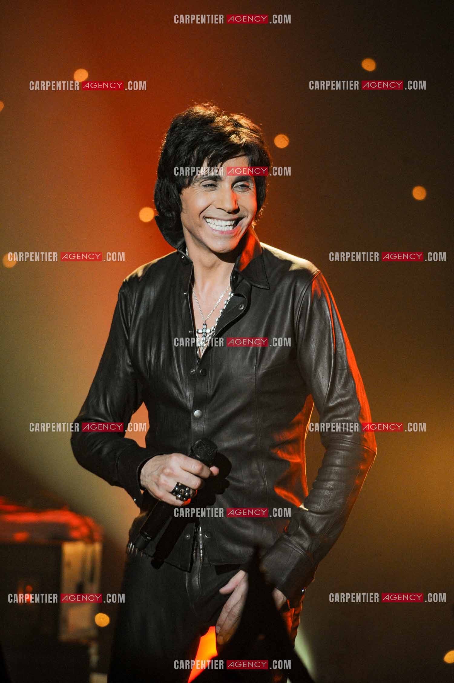 Le chanteur Jean-Luc Lahaye en concert au Bataclan.  ( Exclusif )