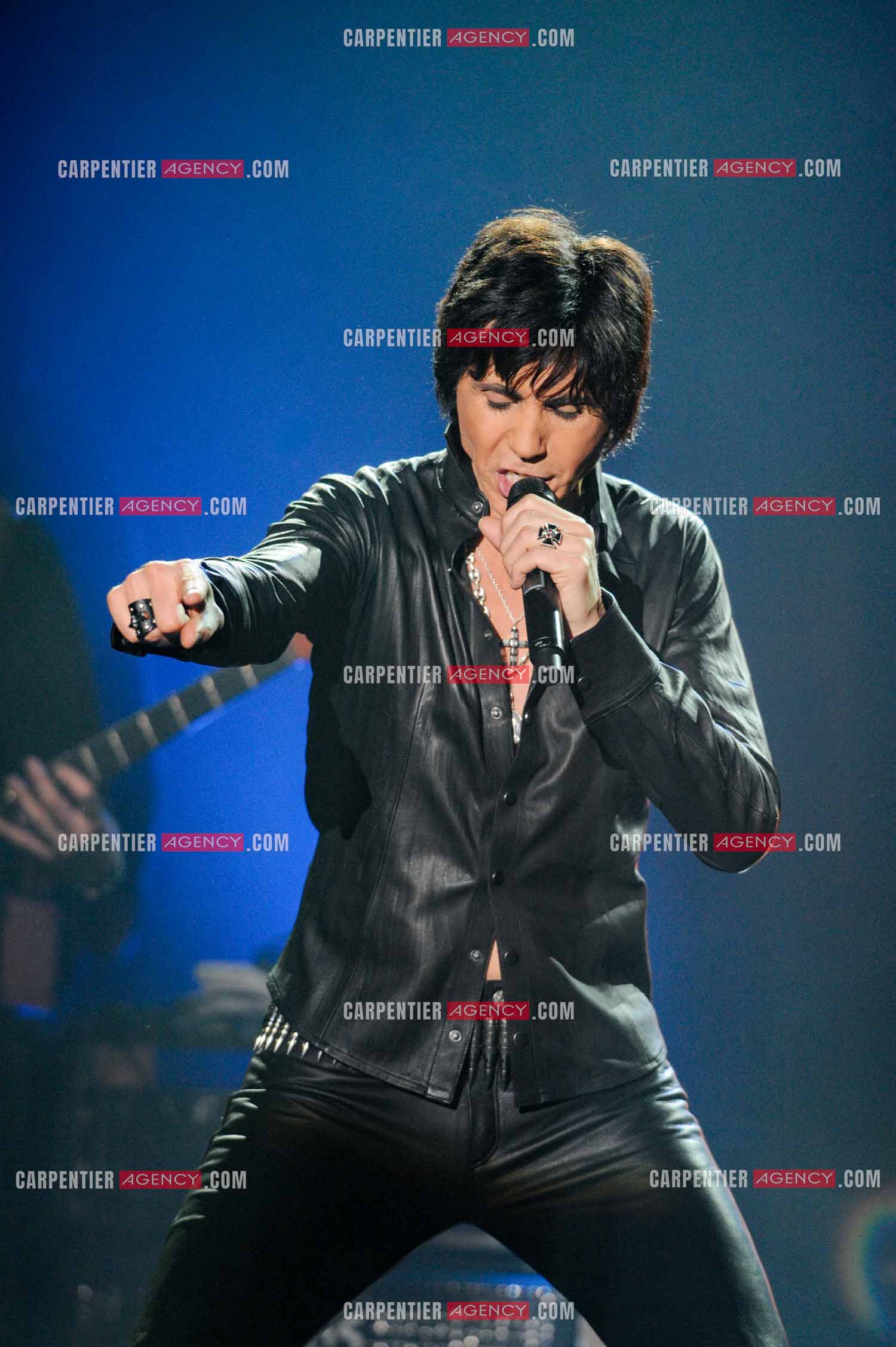 Le chanteur Jean-Luc Lahaye en concert au Bataclan.  ( Exclusif )