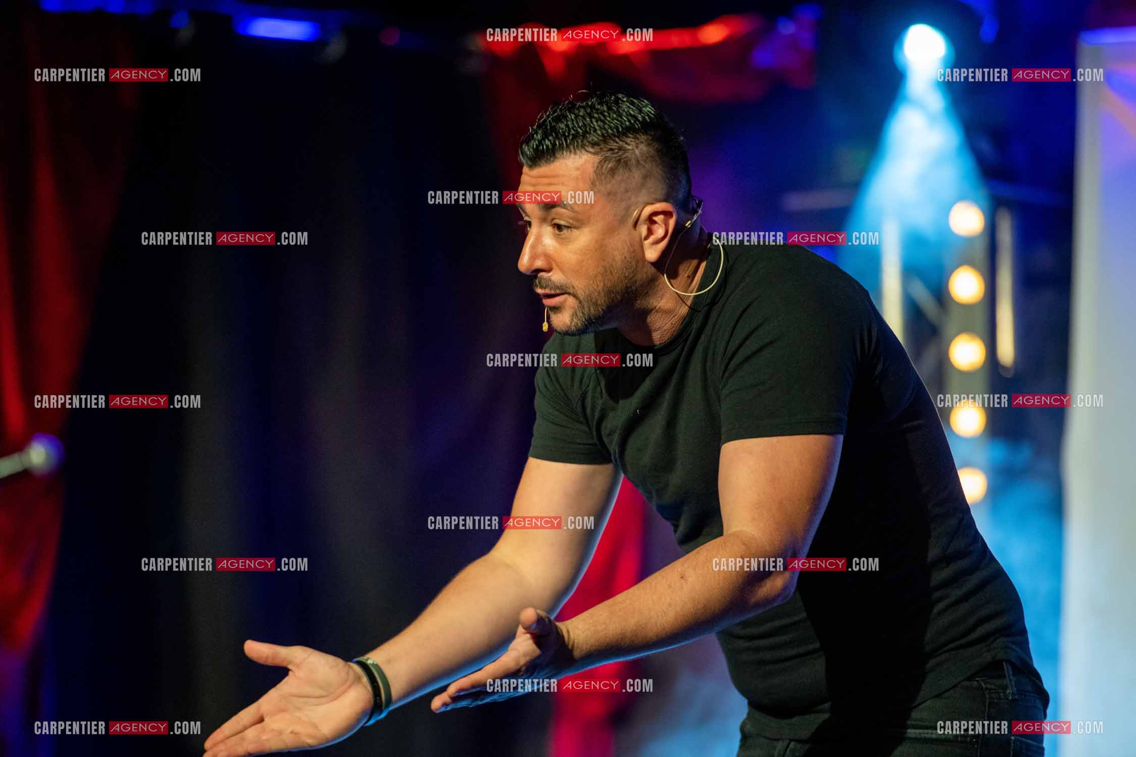 L'humoriste Anthony Joubert en tournée sur le sud de la France.  ( Exclusif )