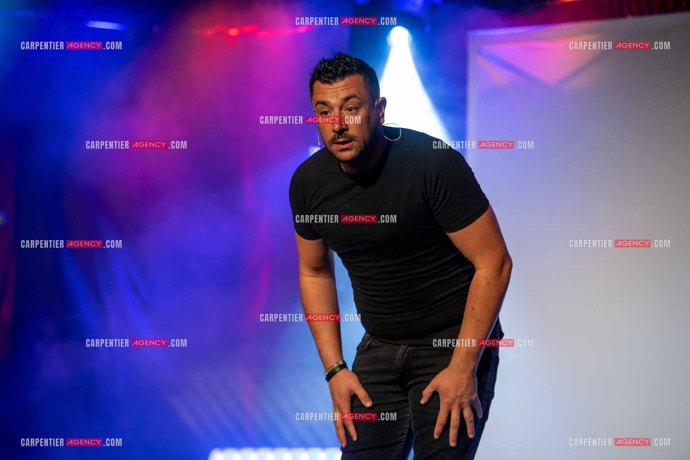 L'humoriste Anthony Joubert en tournée sur le sud de la France.  ( Exclusif )