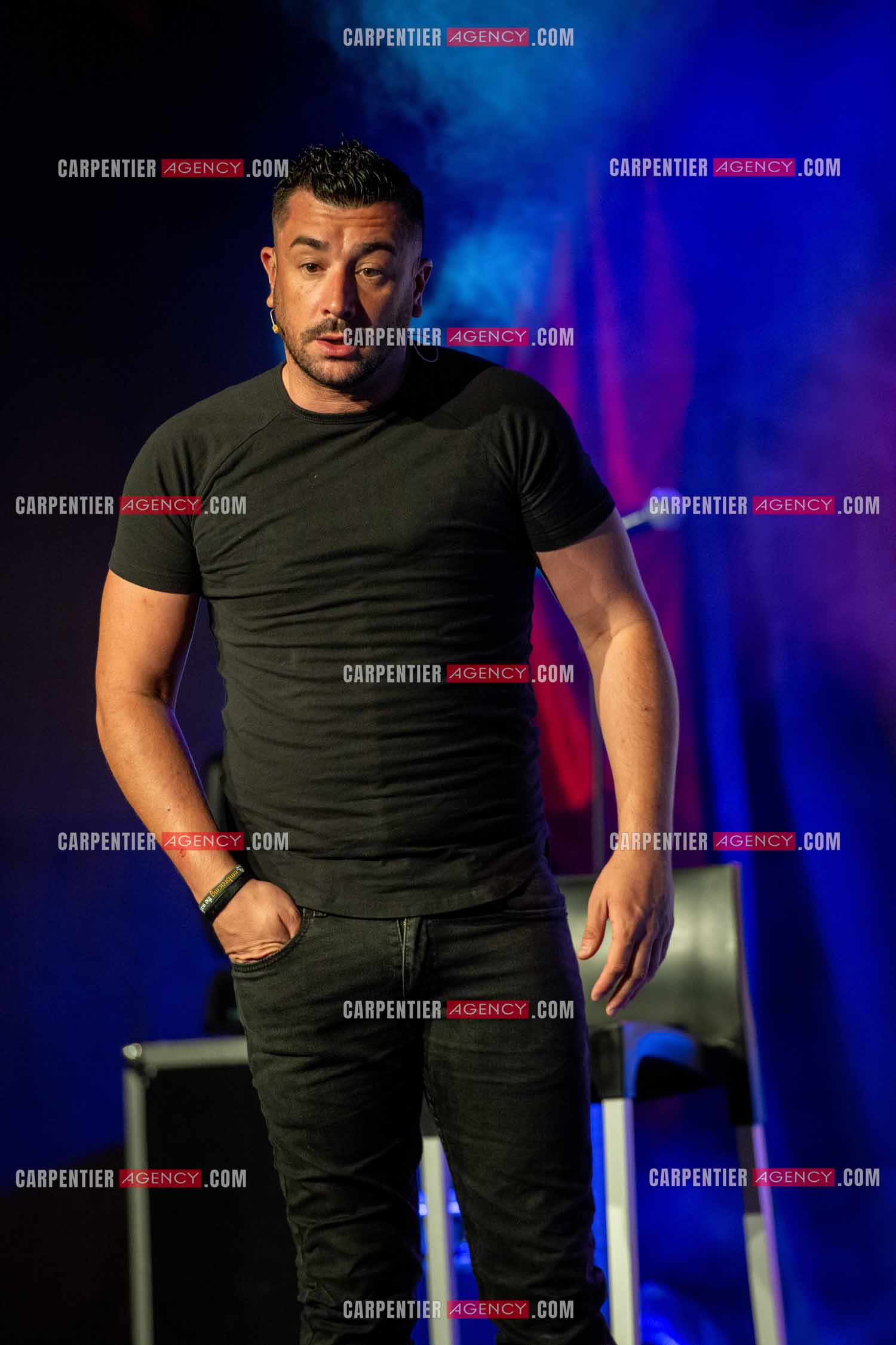 L'humoriste Anthony Joubert en tournée sur le sud de la France.  ( Exclusif )