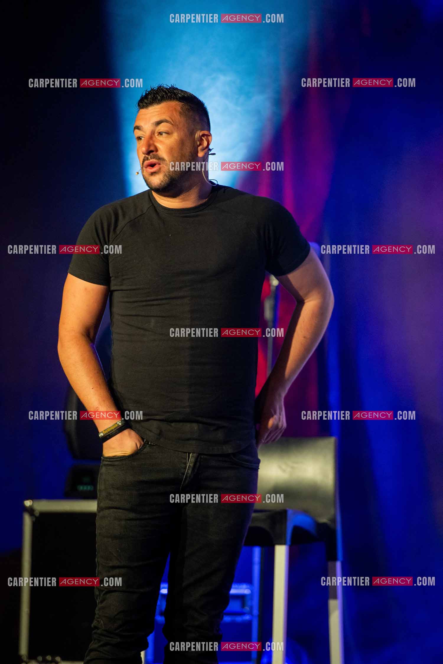 L'humoriste Anthony Joubert en tournée sur le sud de la France.  ( Exclusif )