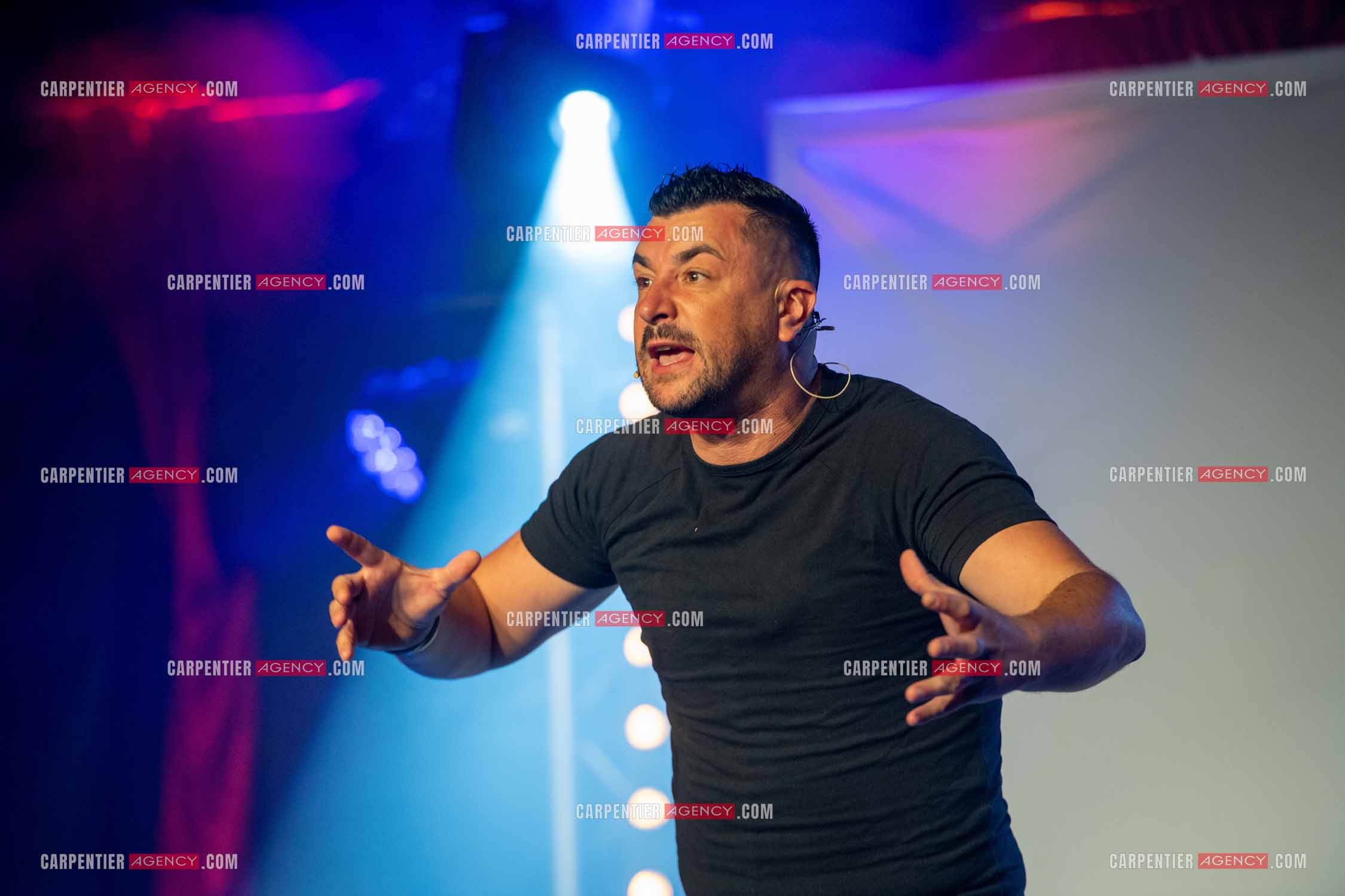 L'humoriste Anthony Joubert en tournée sur le sud de la France.  ( Exclusif )