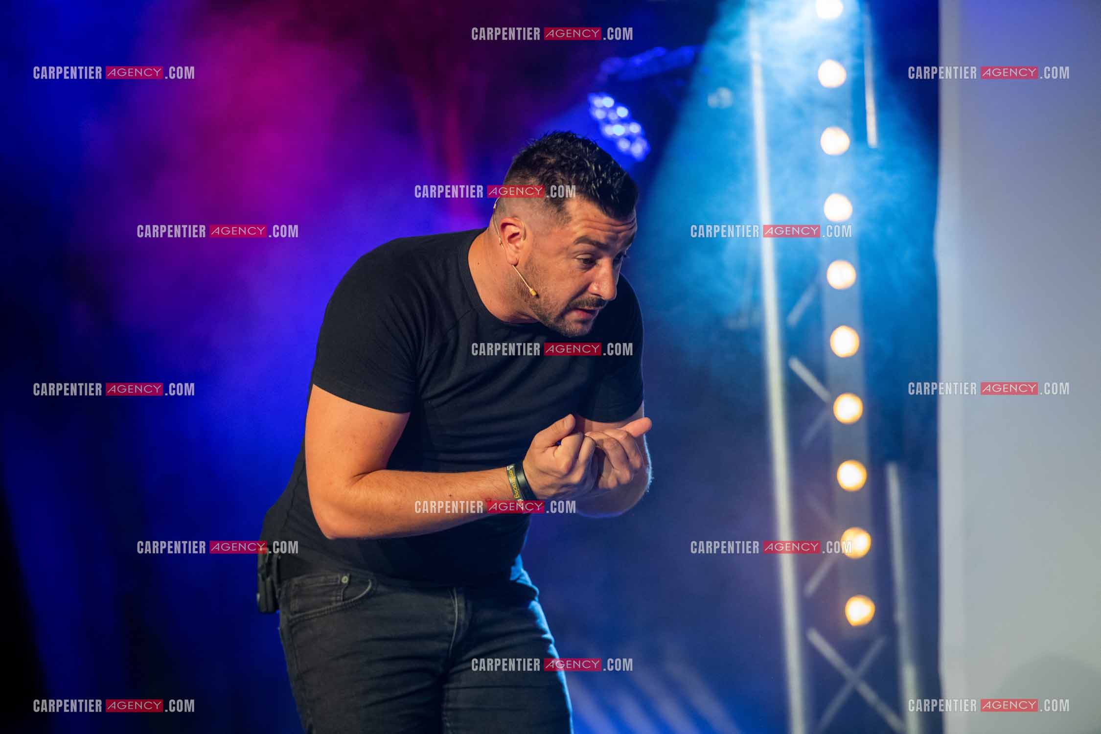 L'humoriste Anthony Joubert en tournée sur le sud de la France.  ( Exclusif )