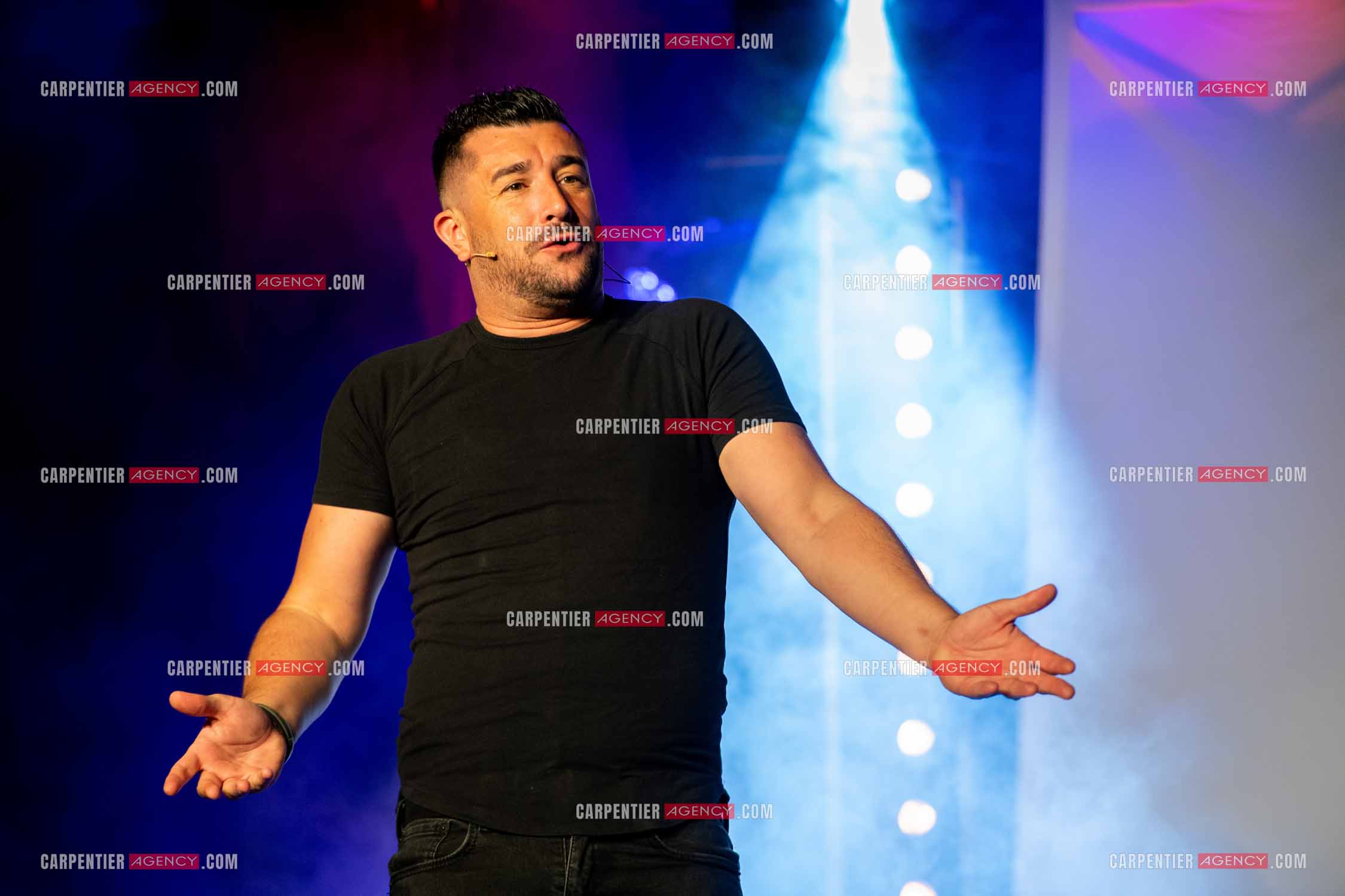 L'humoriste Anthony Joubert en tournée sur le sud de la France.  ( Exclusif )