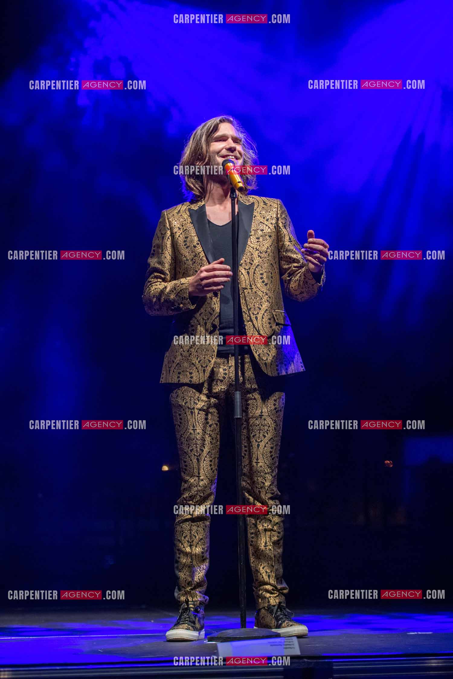 Le ténor Amaury Vassili en concert piano voix au Festival de Sanary.   ( Exclusif )