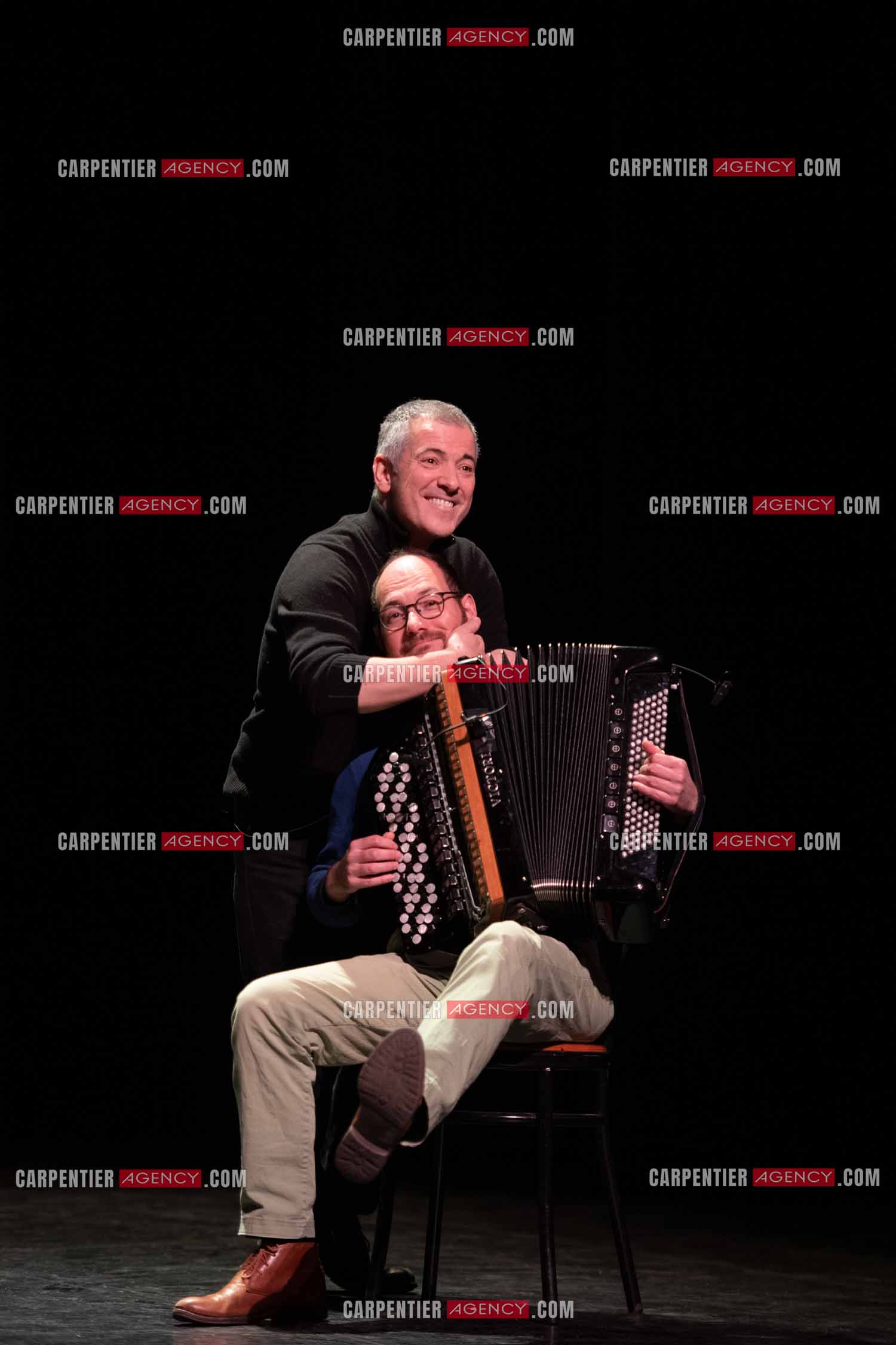 L'acteur Bruno Putzulu au théâtre Toursky a Marseille pour jouer sa pièce “ LES RITALS “.     ( Exclusif )