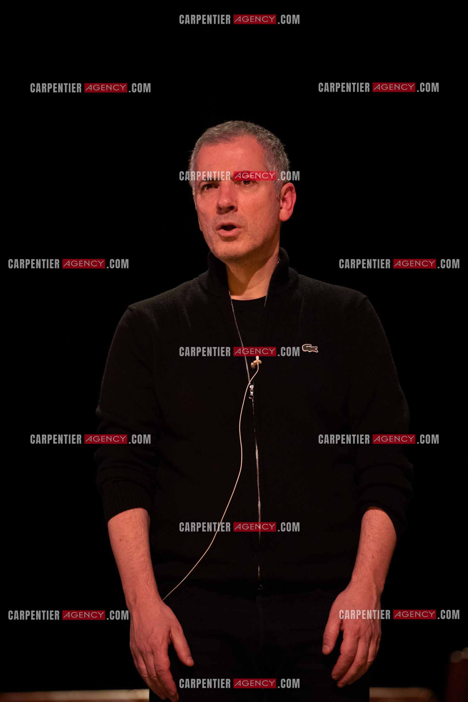 L'acteur Bruno Putzulu au théâtre Toursky a Marseille pour jouer sa pièce “ LES RITALS “.     ( Exclusif )