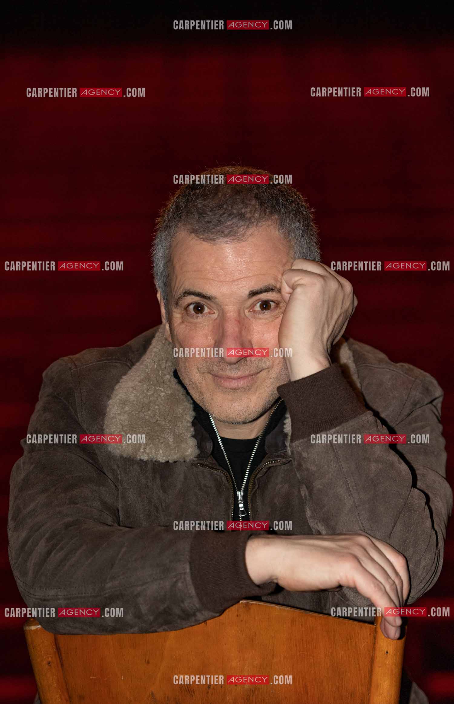 L'acteur Bruno Putzulu au théâtre Toursky a Marseille pour jouer sa pièce “ LES RITALS “.     ( Exclusif )