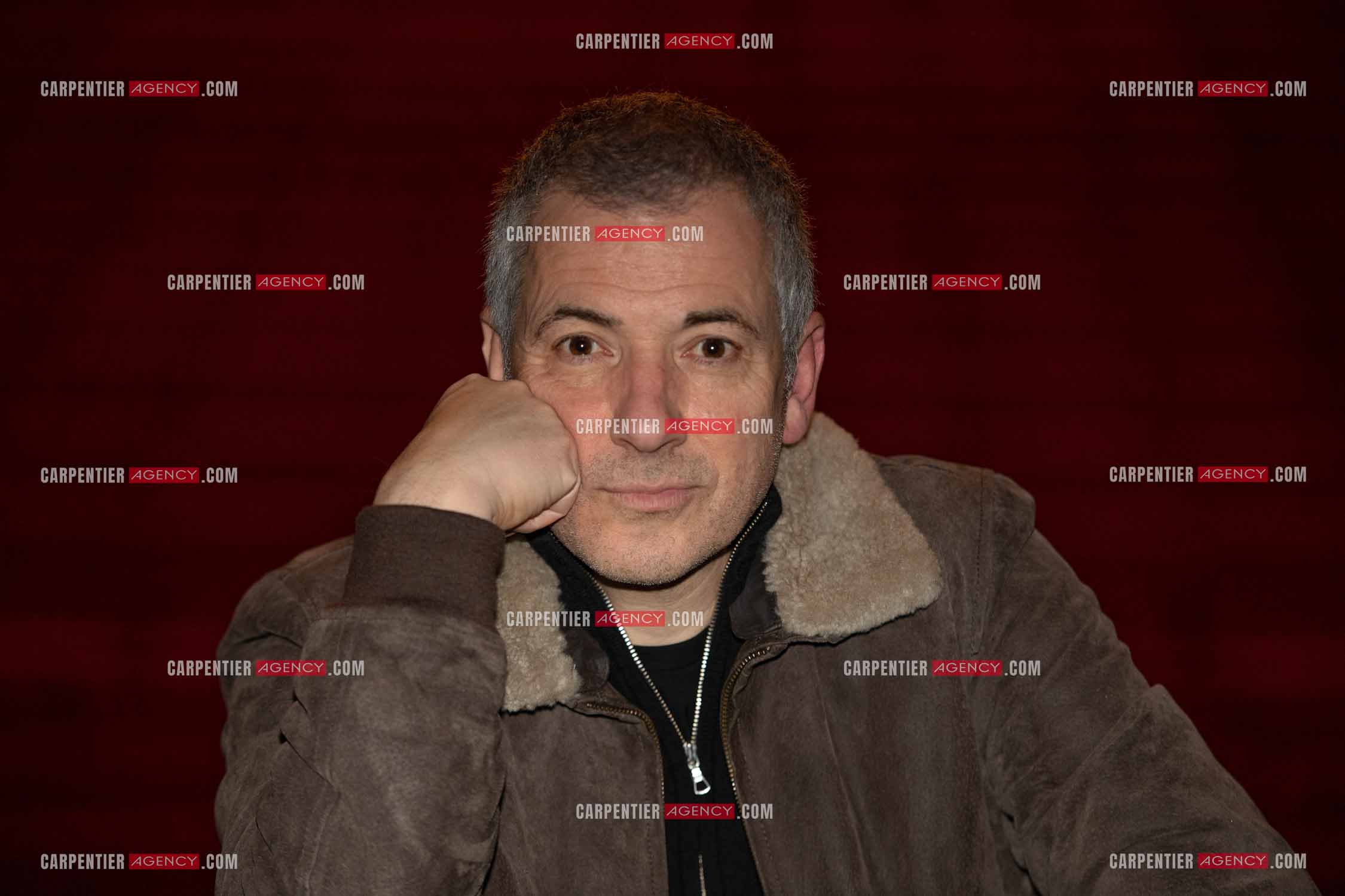 L'acteur Bruno Putzulu au théâtre Toursky a Marseille pour jouer sa pièce “ LES RITALS “.     ( Exclusif )