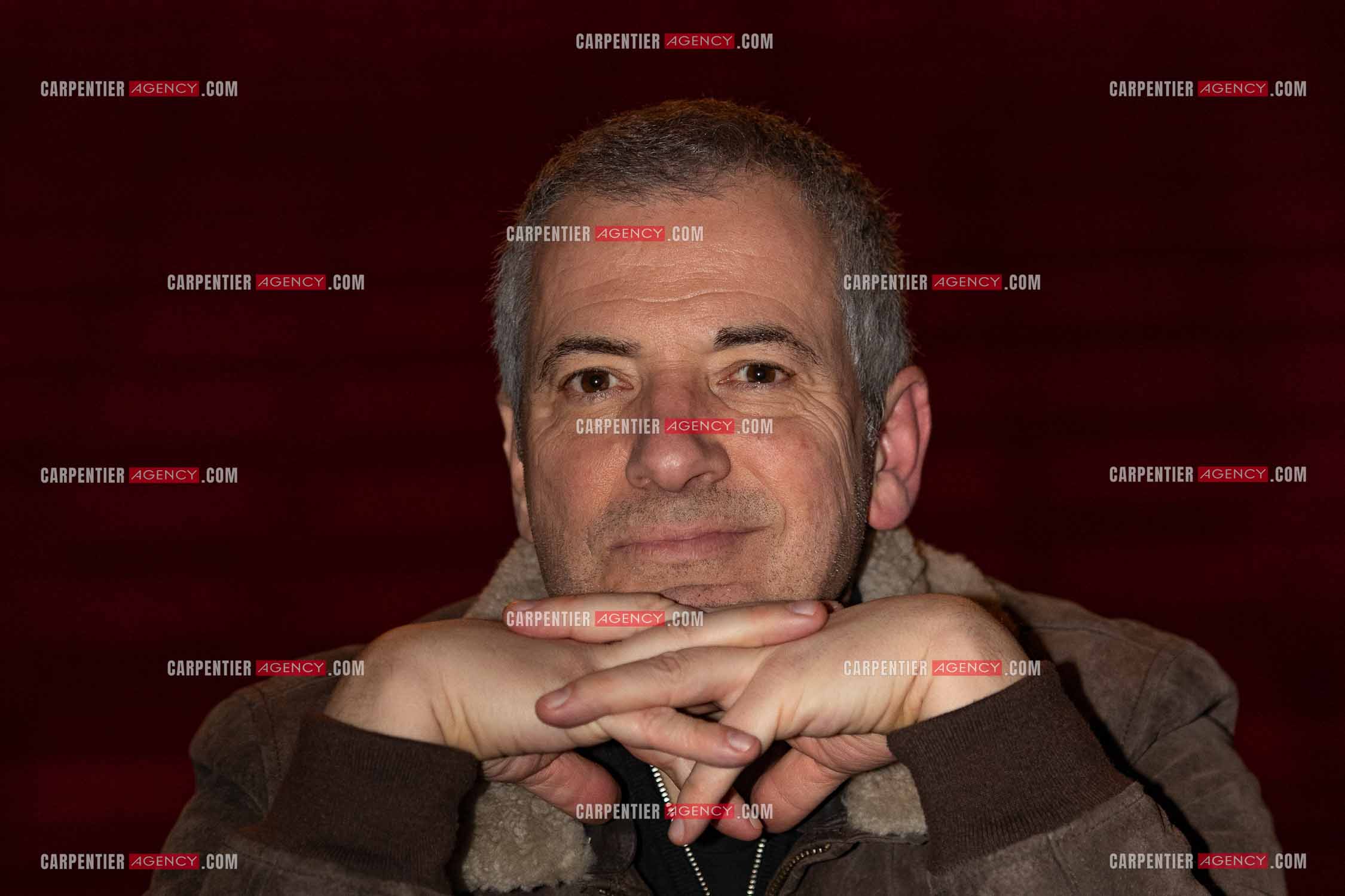 L'acteur Bruno Putzulu au théâtre Toursky a Marseille pour jouer sa pièce “ LES RITALS “.     ( Exclusif )