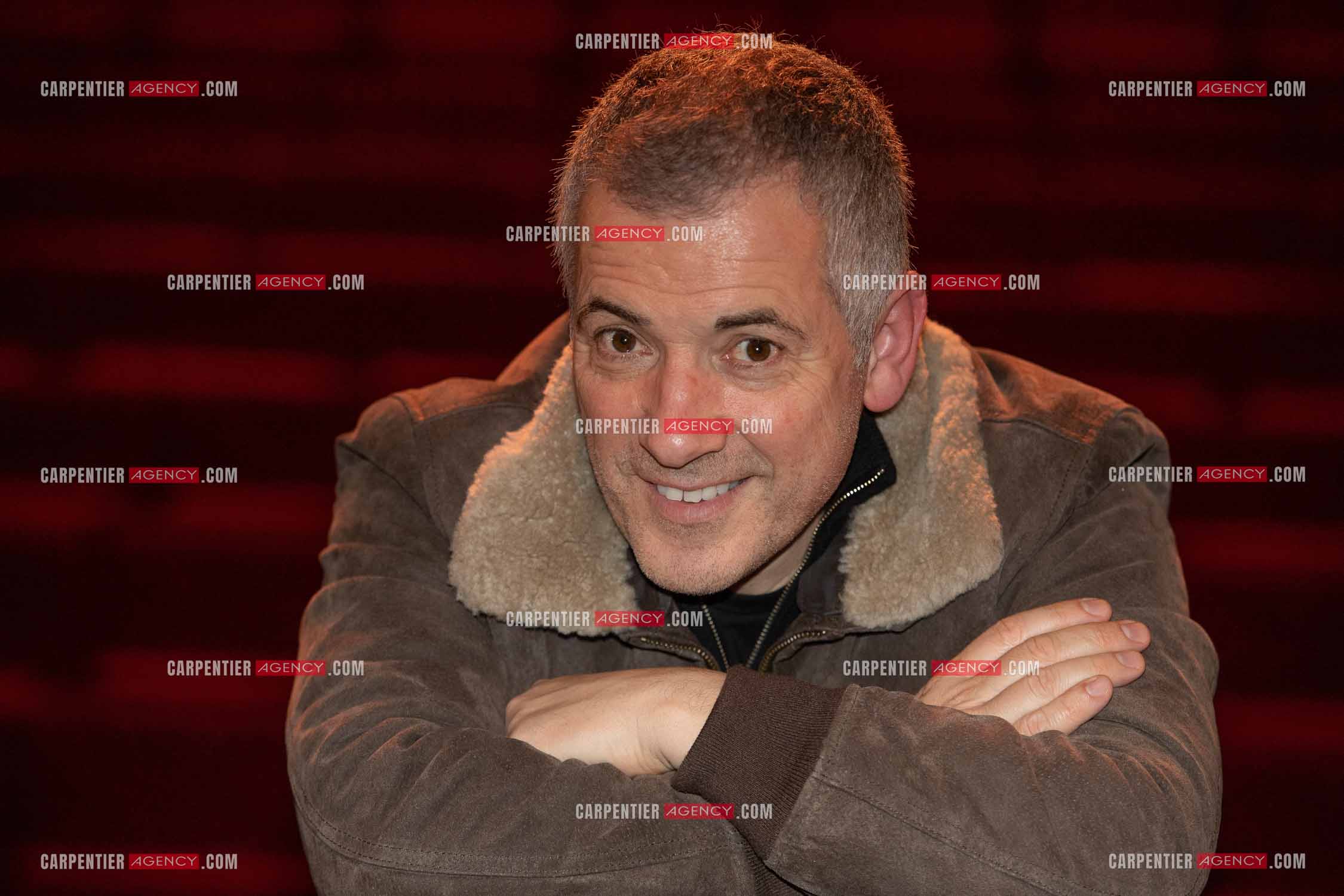 L'acteur Bruno Putzulu au théâtre Toursky a Marseille pour jouer sa pièce “ LES RITALS “.     ( Exclusif )