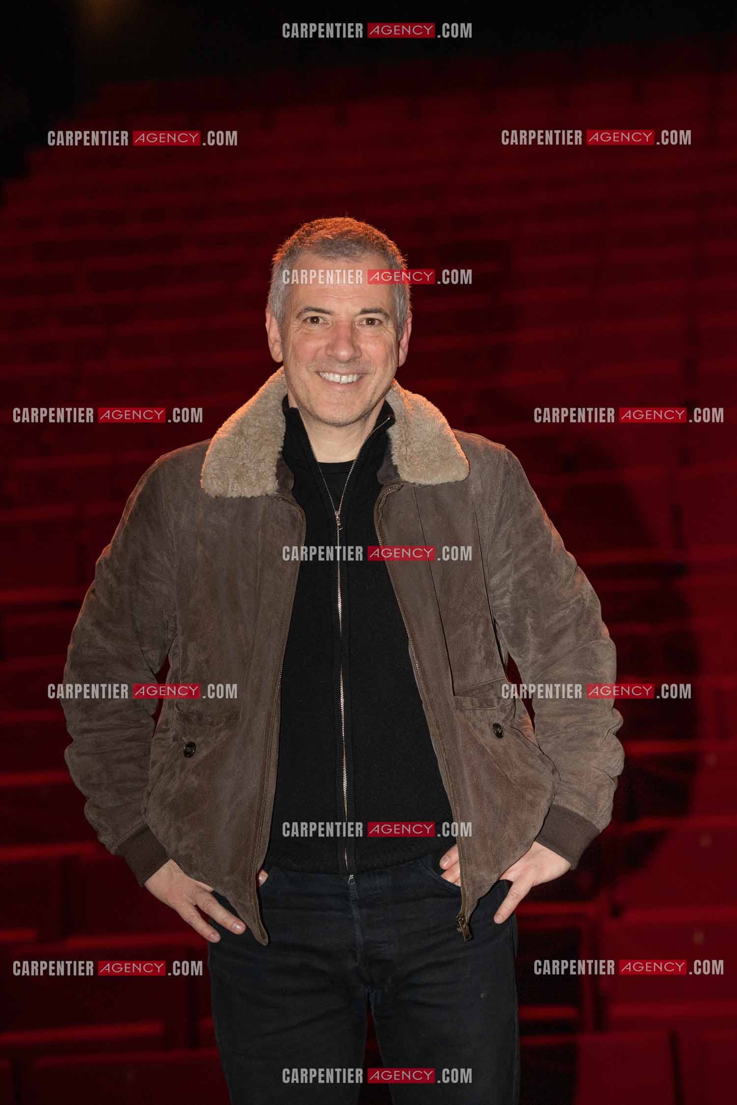 L'acteur Bruno Putzulu au théâtre Toursky a Marseille pour jouer sa pièce “ LES RITALS “.     ( Exclusif )