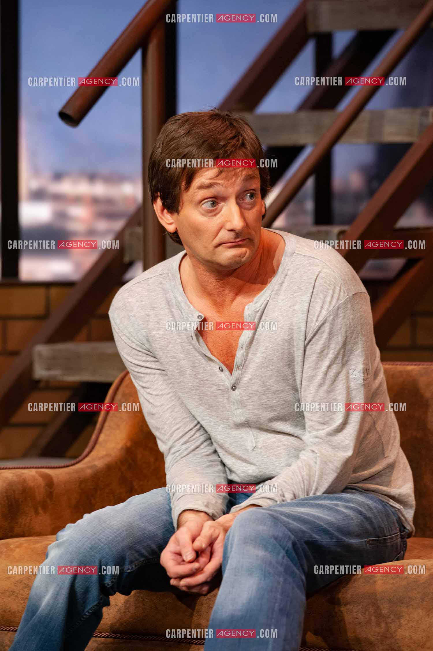 Pierre Palmade au  théâtre Fontaine pour la pièce “ LE COMIQUE “.