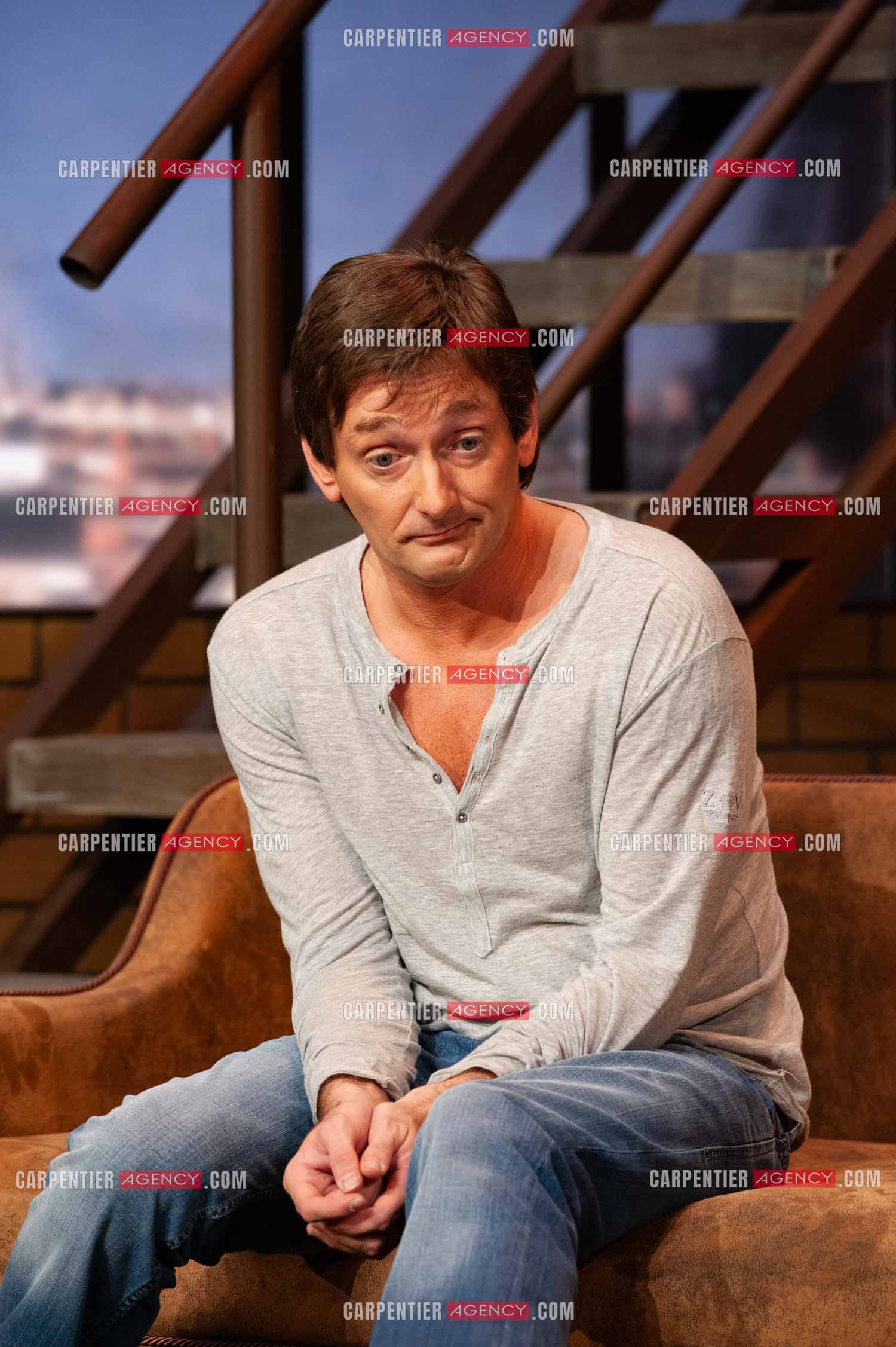 Pierre Palmade au  théâtre Fontaine pour la pièce “ LE COMIQUE “.