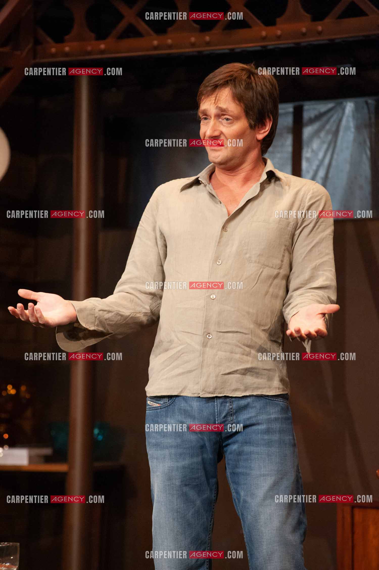 Pierre Palmade au  théâtre Fontaine pour la pièce “ LE COMIQUE “.