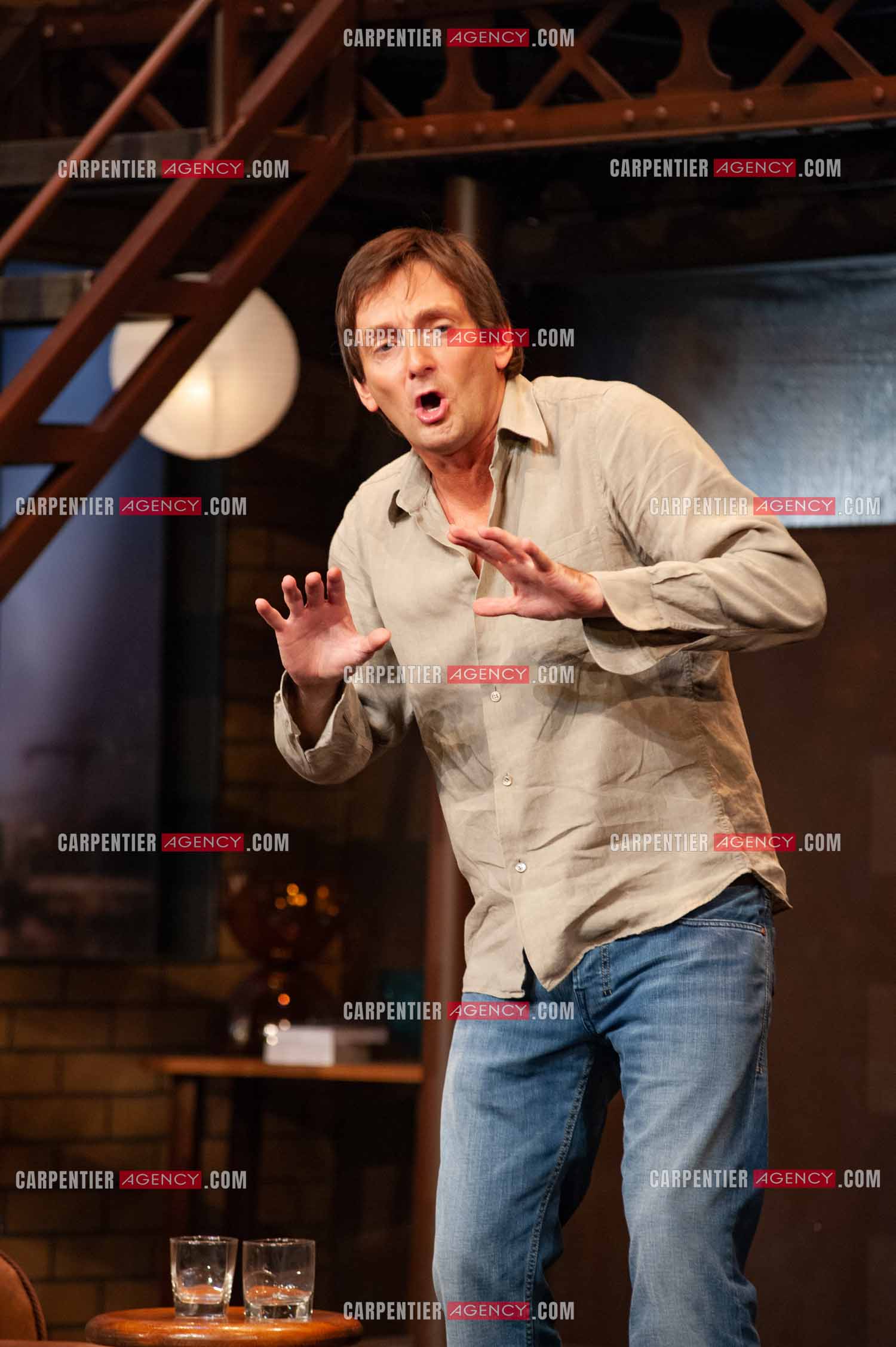 Pierre Palmade au  théâtre Fontaine pour la pièce “ LE COMIQUE “.