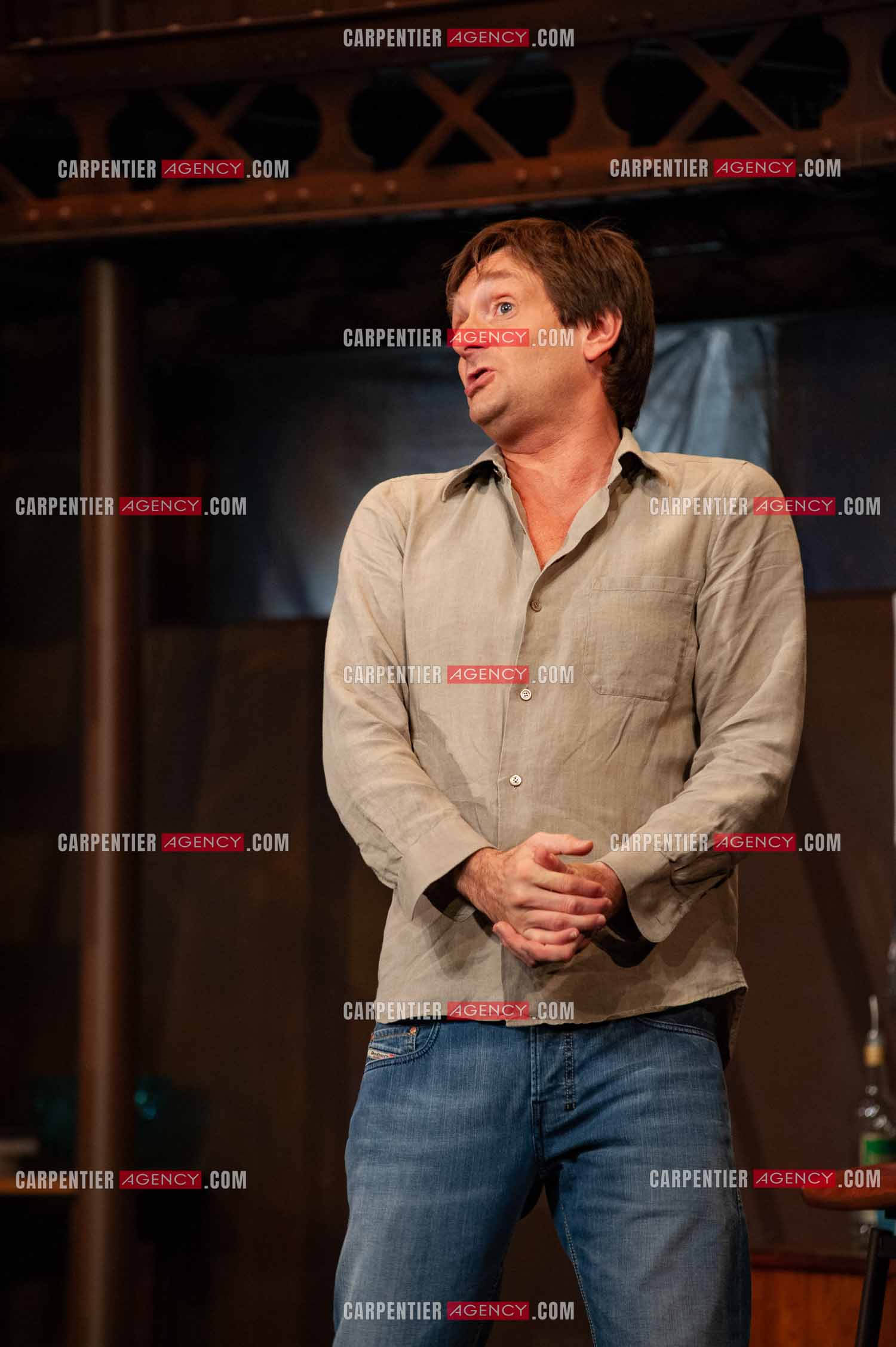 Pierre Palmade au  théâtre Fontaine pour la pièce “ LE COMIQUE “.