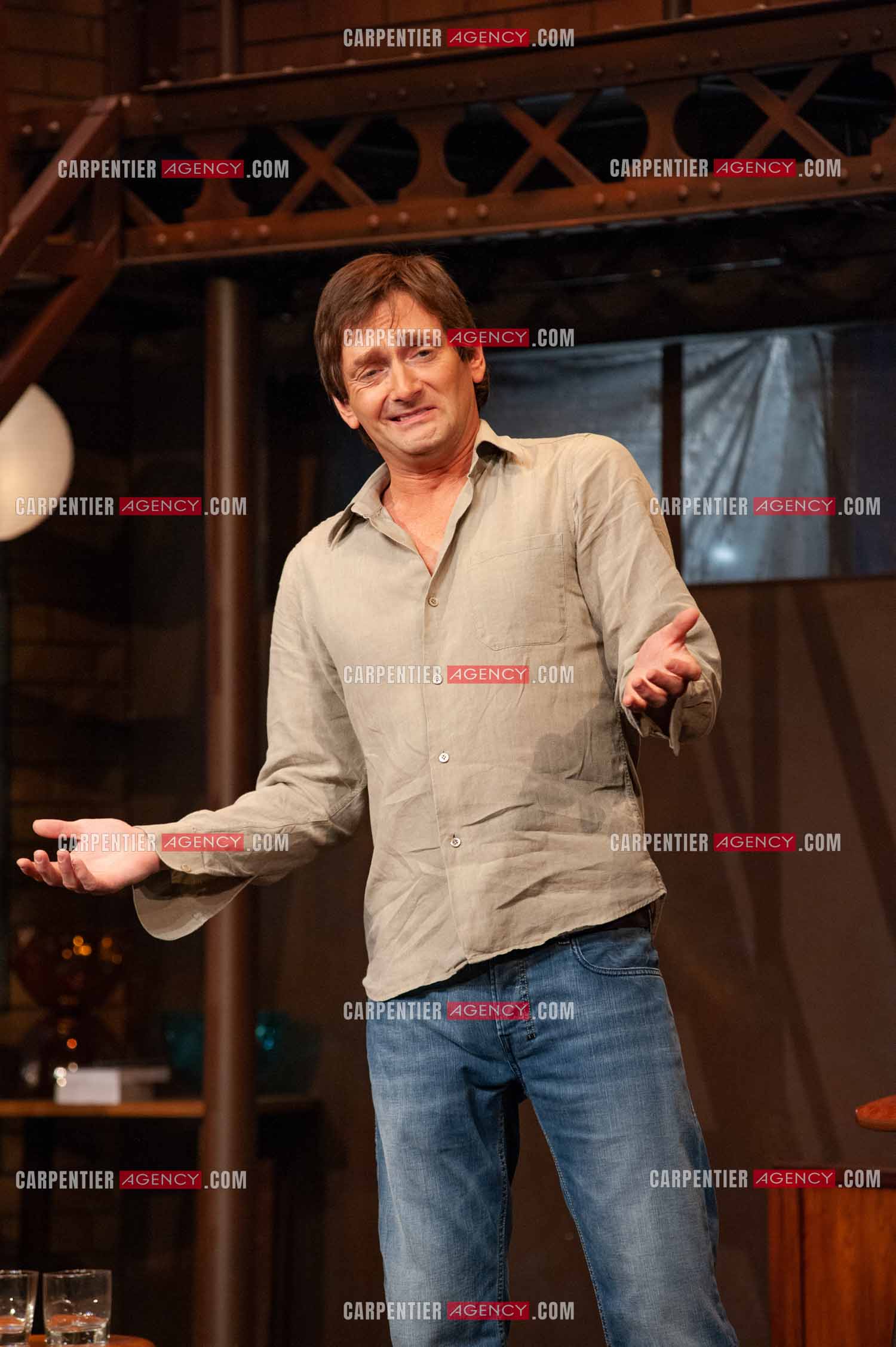 Pierre Palmade au  théâtre Fontaine pour la pièce “ LE COMIQUE “.