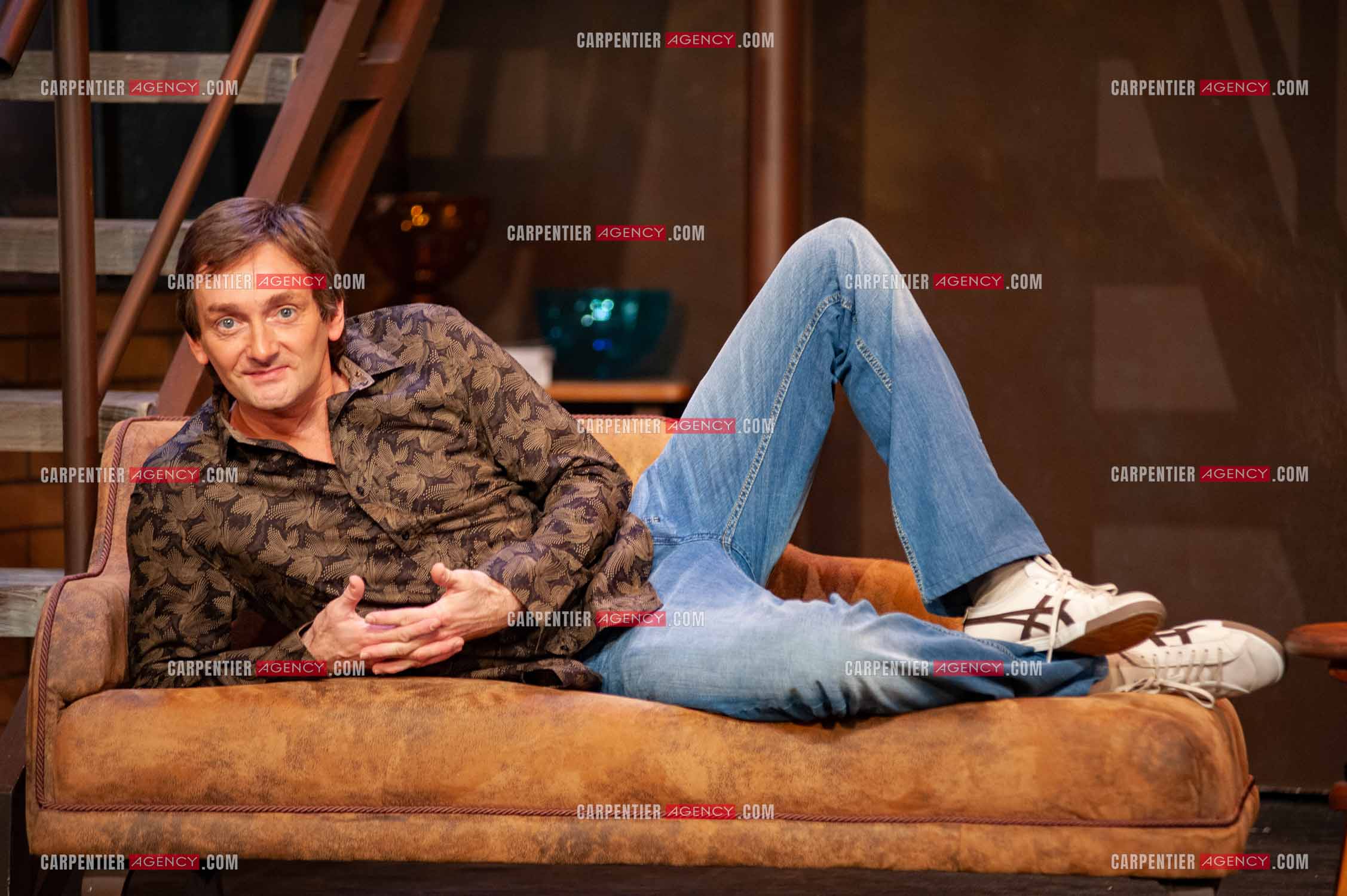 Pierre Palmade au  théâtre Fontaine pour la pièce “ LE COMIQUE “.