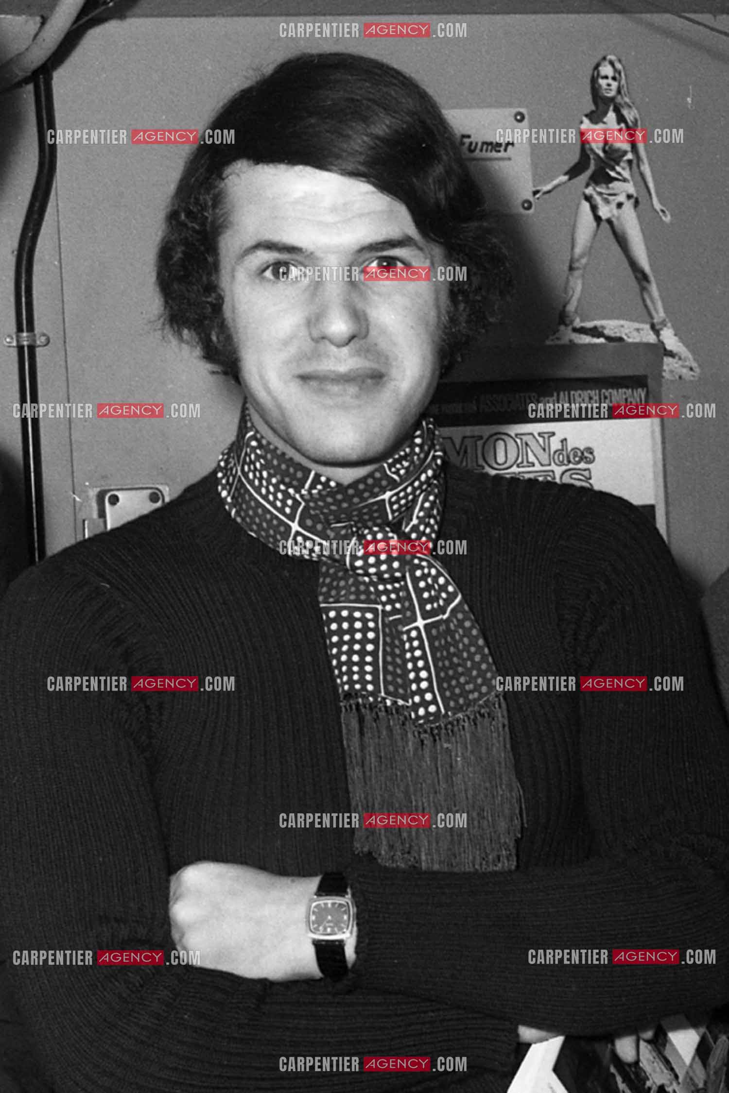 Le chanteur Salvatore à Lyon en 1971.                                   ( Exclusif )