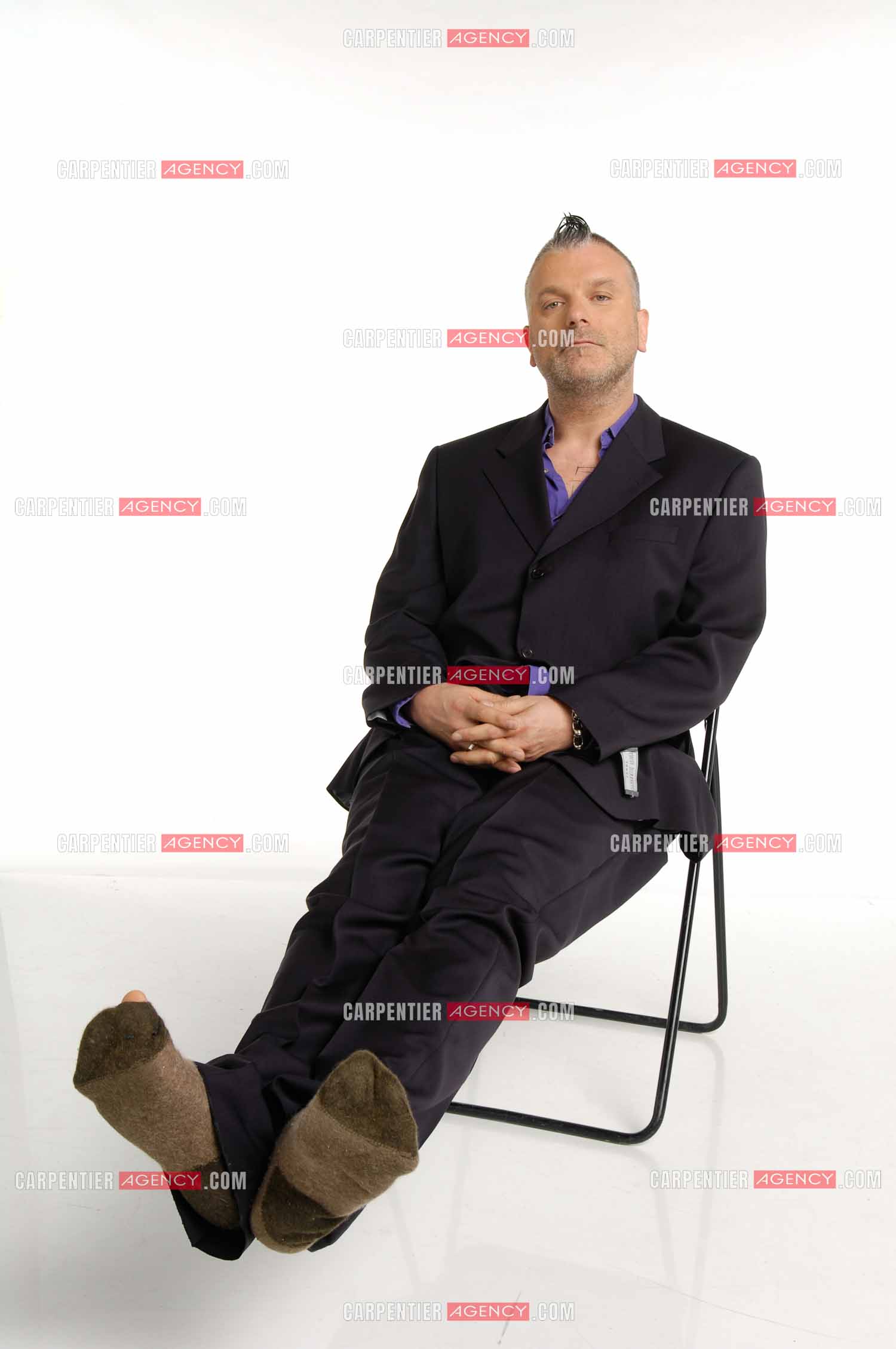 Le chanteur Sanseverino.     ( Exclusif )