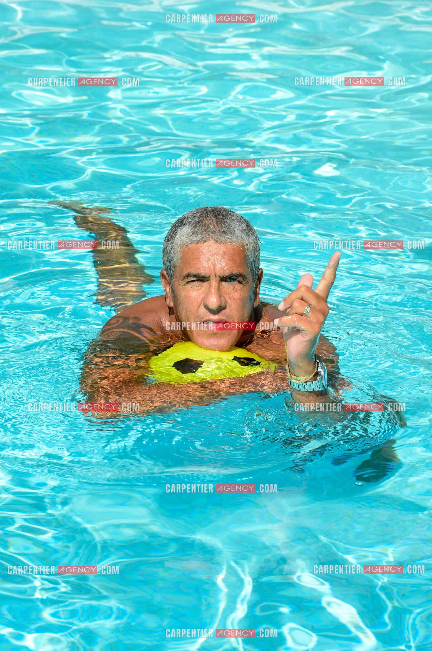 L'acteur Samy Naceri en vacances a St Tropez.  ( Exclusif )