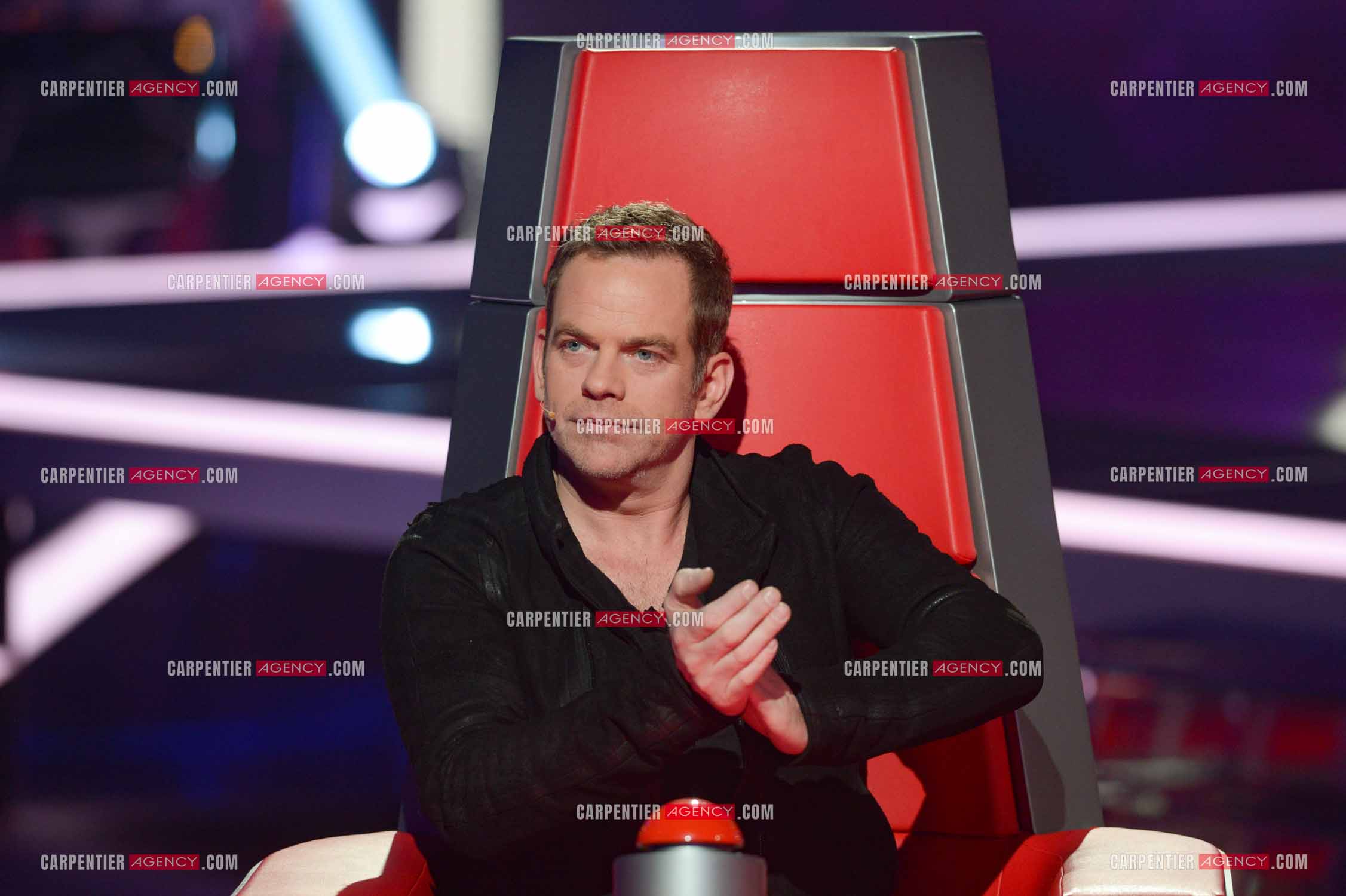 Le chanteur Garou coach dans l'émission The Voice saison 2.        ( Exclusif )