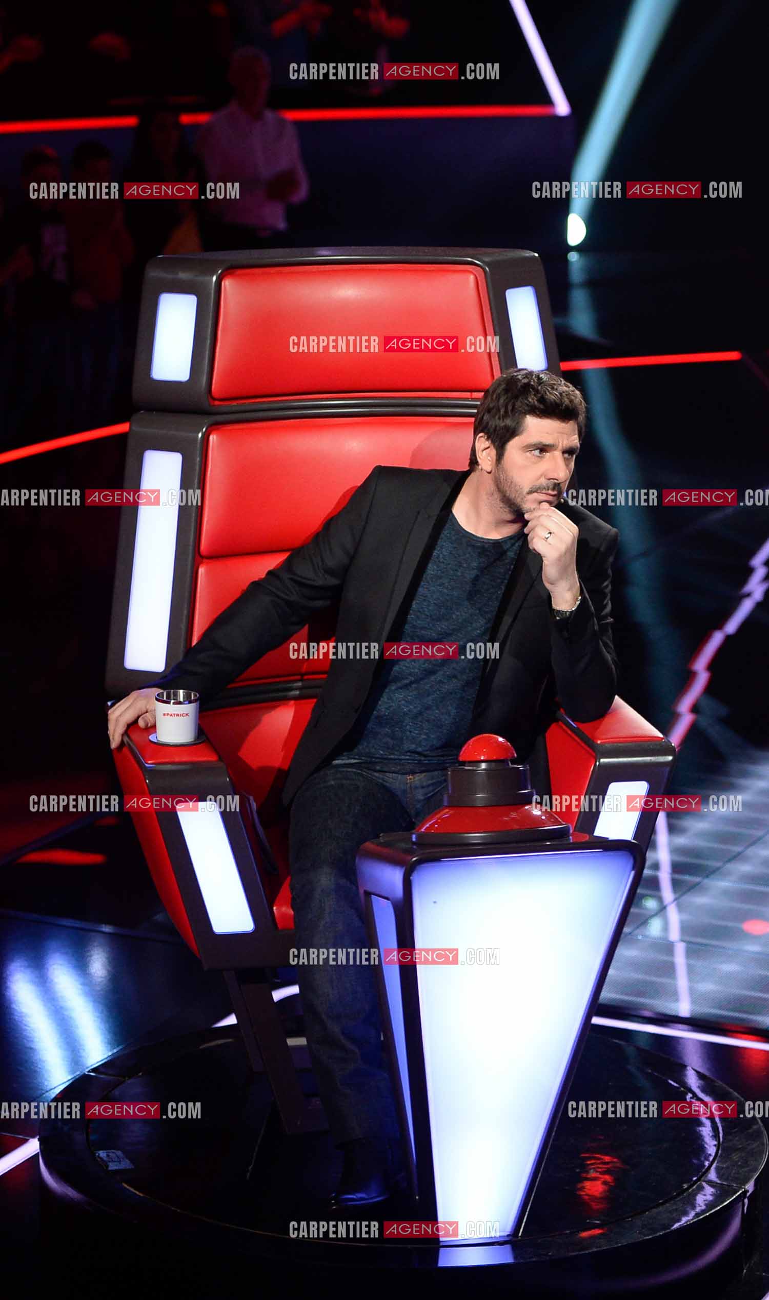 Saison 3 de l'émission The Voice Kids en 2015. Le coach Patrick Fiori.            ( Exclusif )