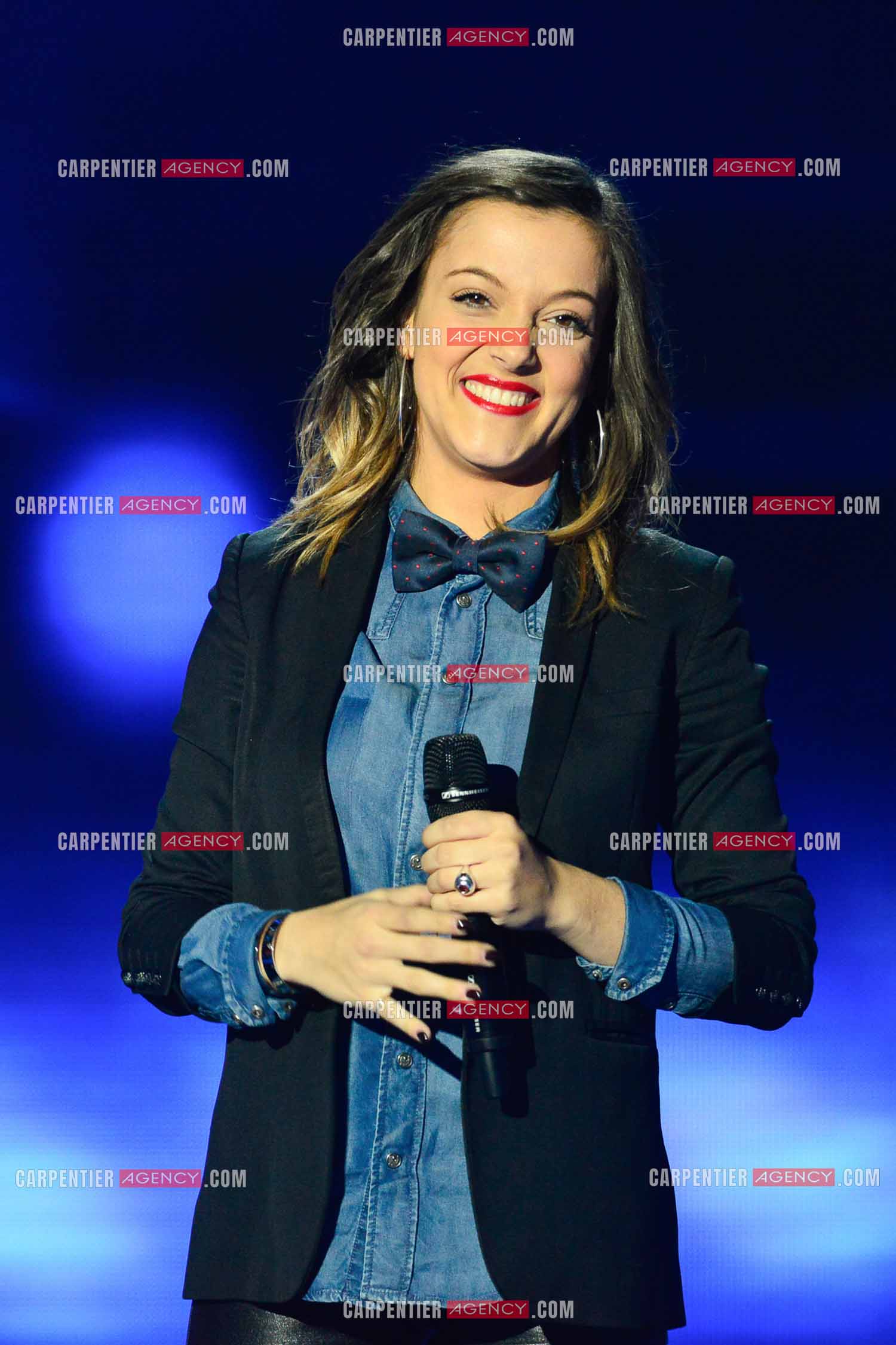 Saison 3 de l'émission The Voice. La candidate Camille Lellouche.           ( Exclusif )