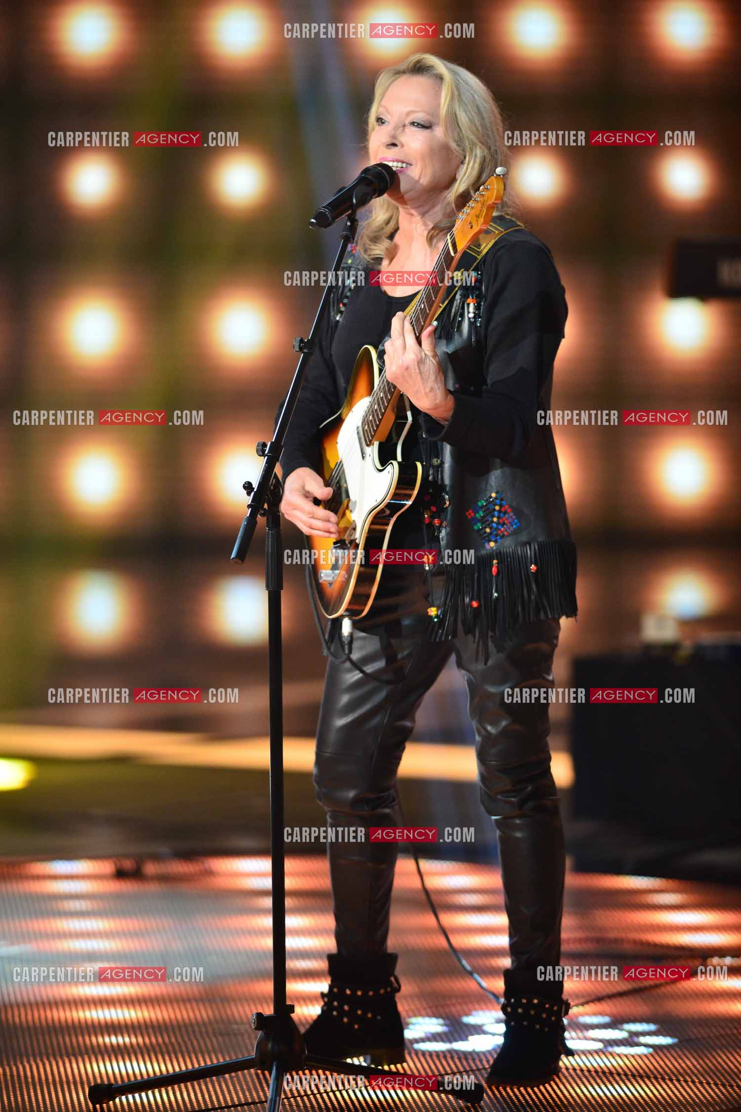 Saison 4 de l'émission The Voice en 2015. La chanteuse Véronique Sanson.         ( Exclusif )