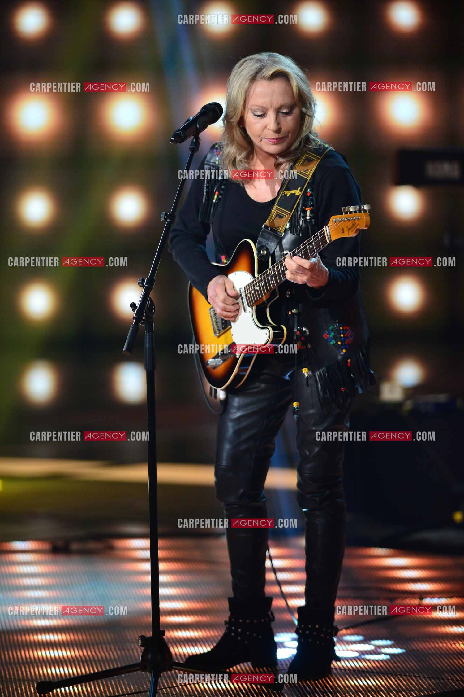 Saison 4 de l'émission The Voice en 2015. La chanteuse Véronique Sanson.         ( Exclusif )