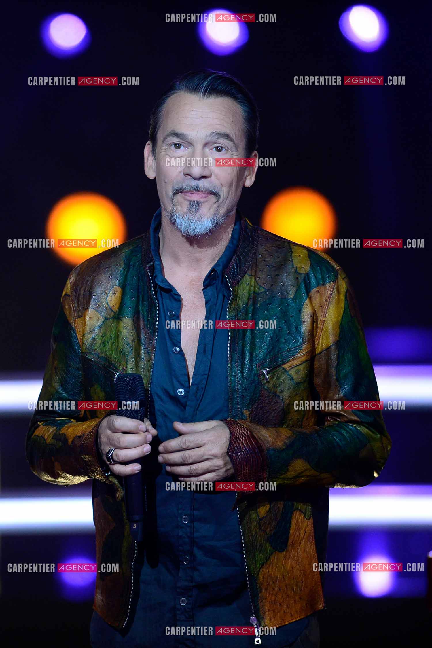Saison 5 de l'émission The Voice en 2016. Le coach Florent Pagny.         ( Exclusif )
