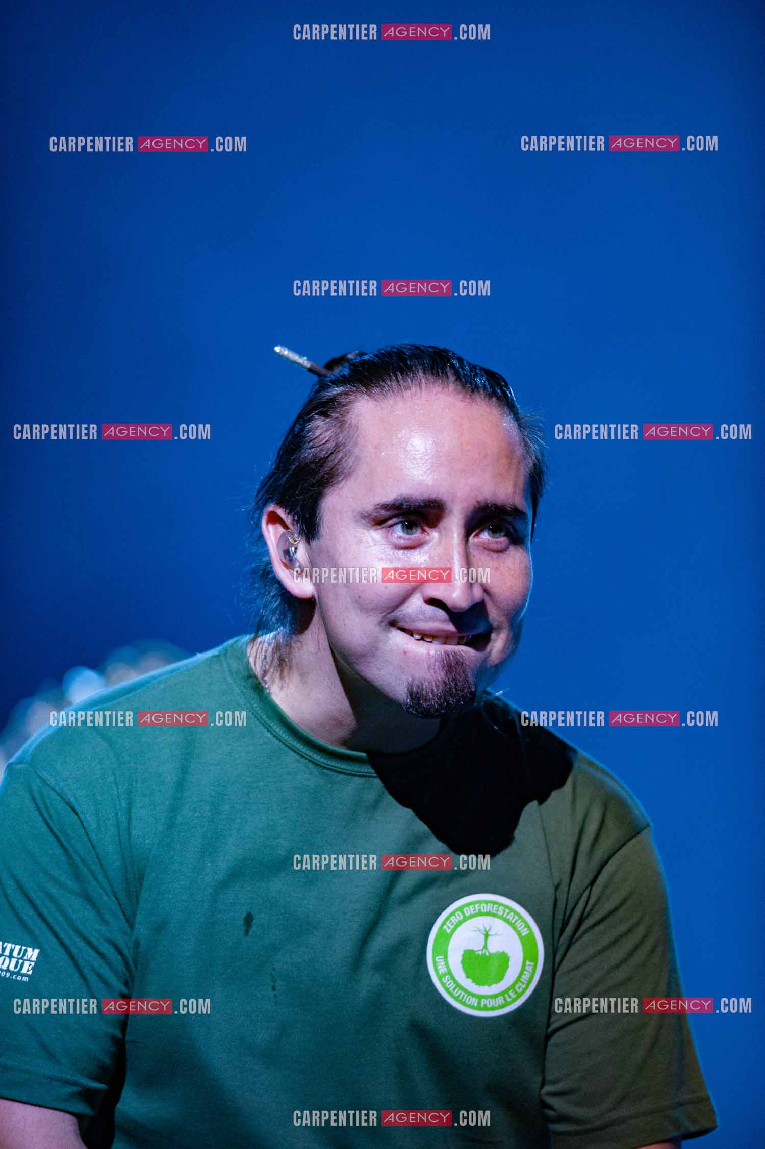 Grand concert au Zénith de Paris “ ULTIMATUM PLANETE ZÉNITH “ le 22 Nov 2009. Le groupe Tryo composé de:                                Cyril Célestin dit Guizmo,Christophe Mali, Daniel Bravo dit Danielito, Emmanuel Eveno dit Manu                        ( Exclusif )