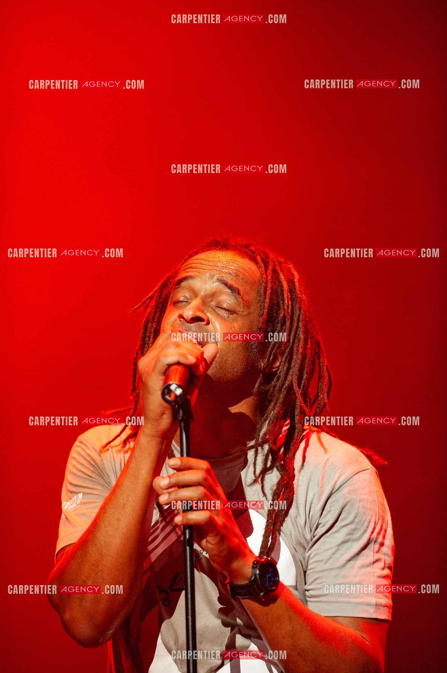 Grand concert au Zénith de Paris “ ULTIMATUM PLANETE ZÉNITH “ le 22 Nov 2009. Le chanteur Yannick Noah.                                    ( Exclusif )