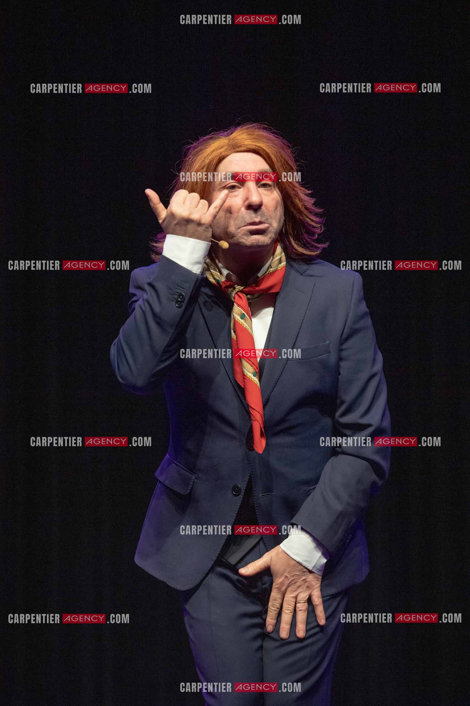 L'humoriste Yves Pujol en spectacle.         ( Exclusif )