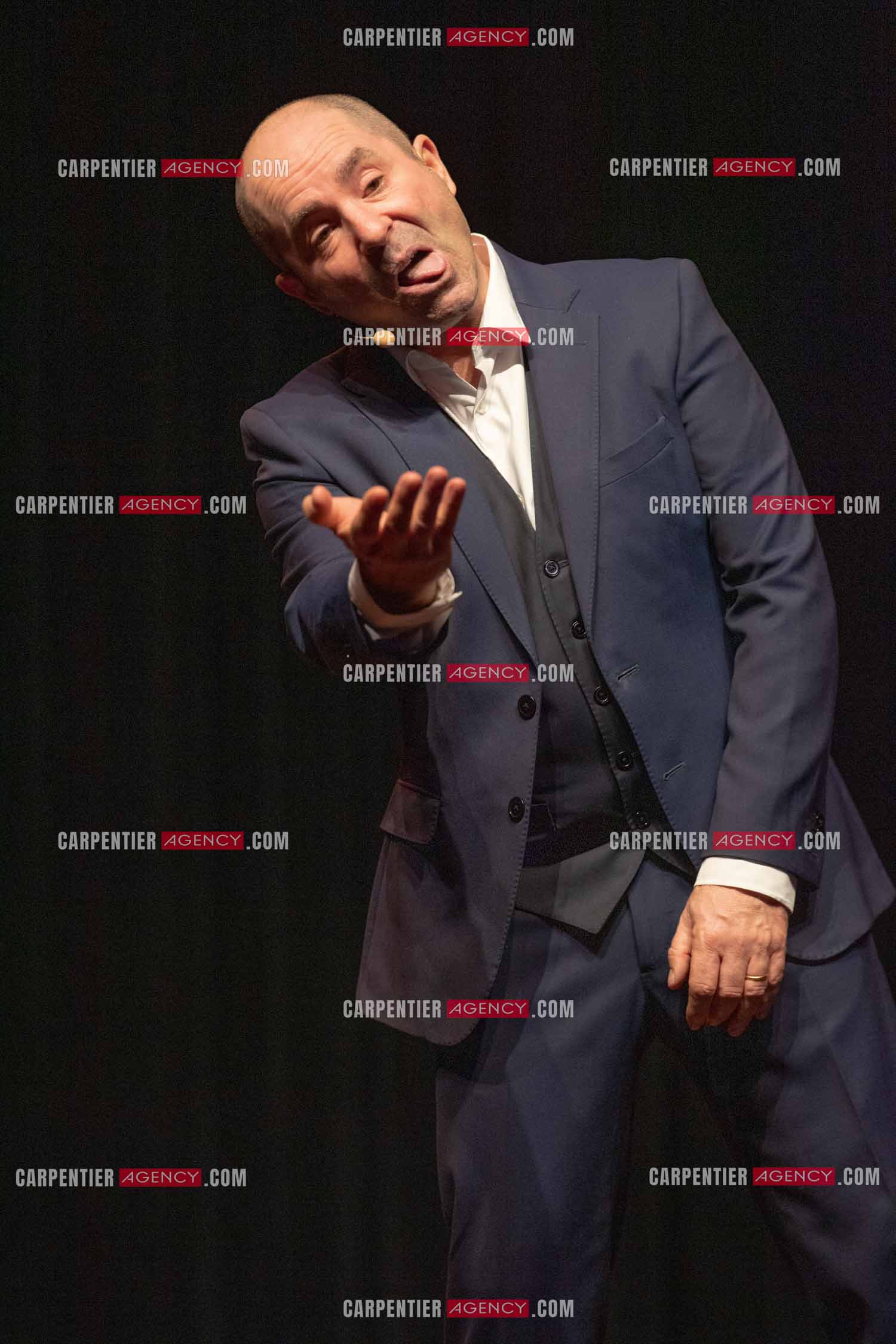 L'humoriste Yves Pujol en spectacle.         ( Exclusif )