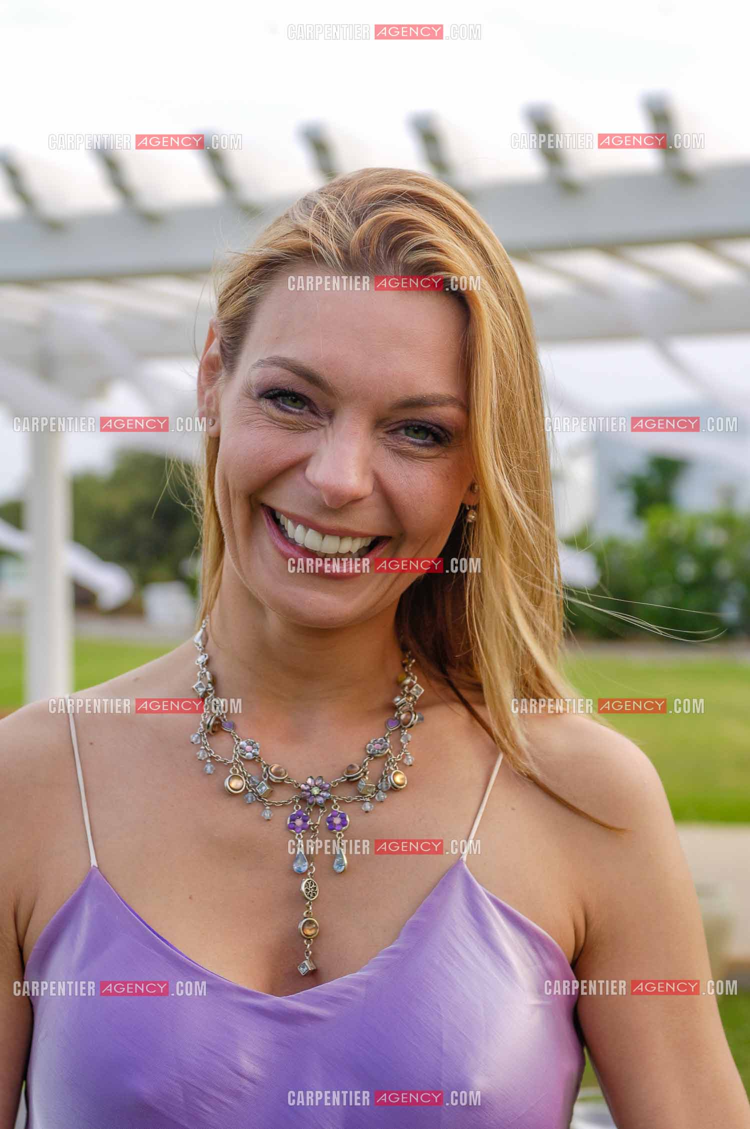 La star pornographique Zara Whites lors du Trophémina de Djerba. ( Exclusif )