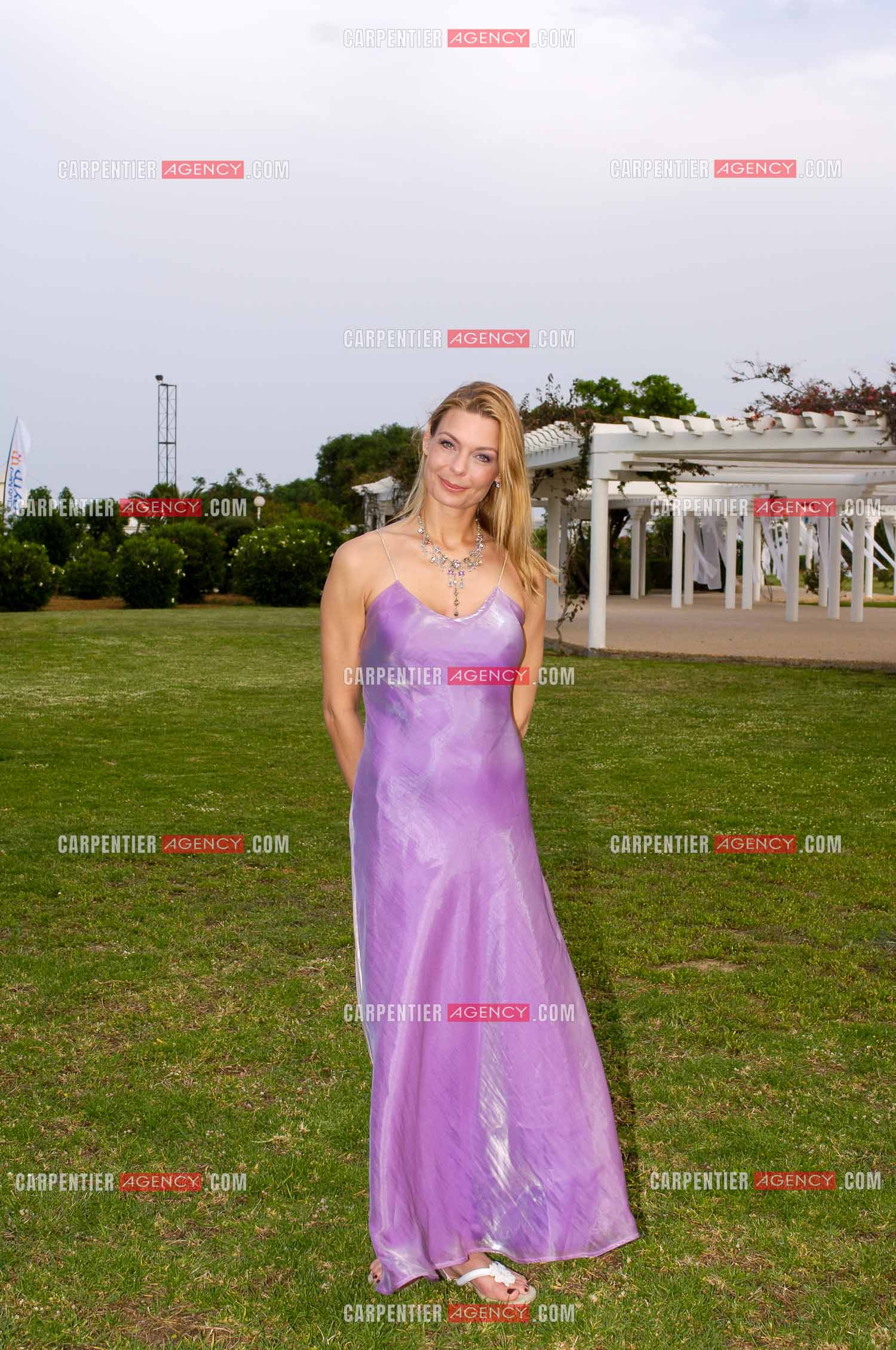 La star pornographique Zara Whites lors du Trophémina de Djerba. ( Exclusif )