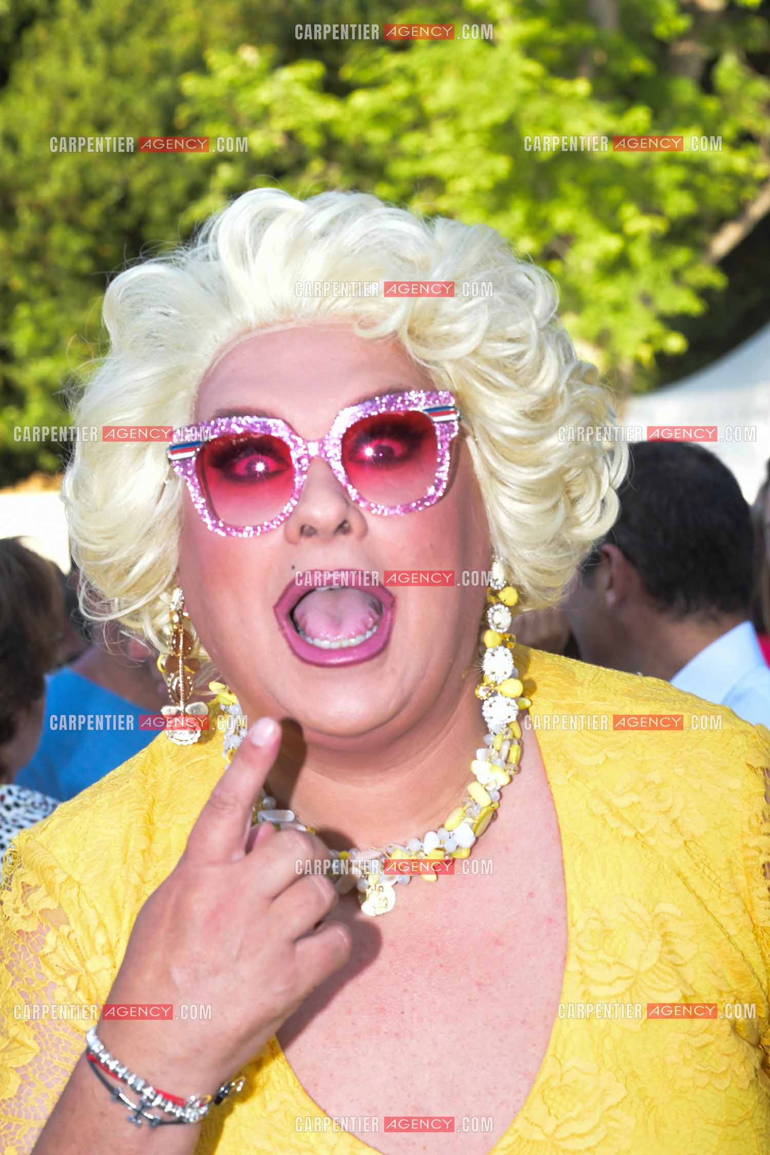 L'humoriste Zize au Mondial La Marseillaise à pétanque.