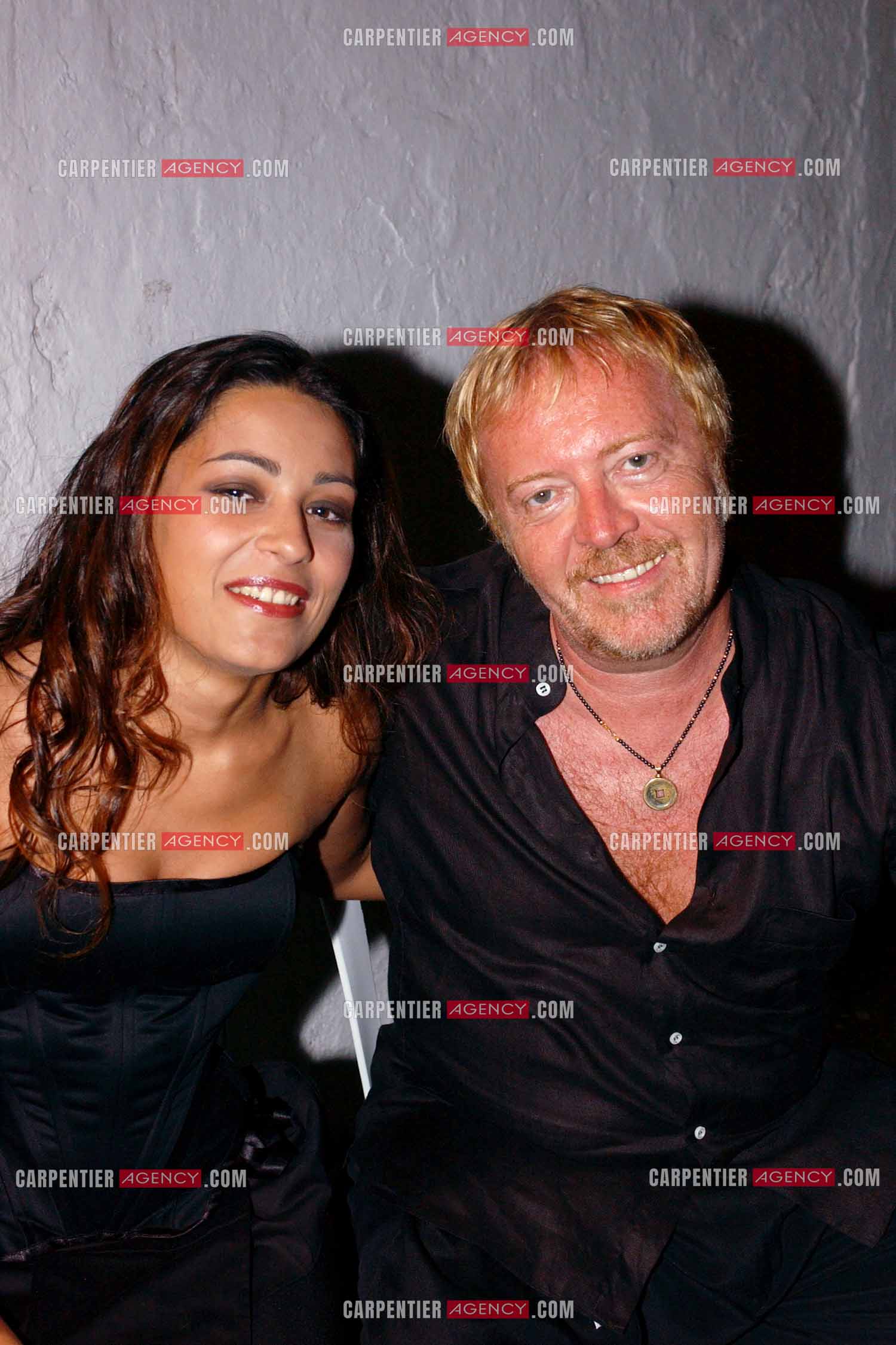 Le chanteur Italien Umberto Tozzi et la chanteuse Marie-Ange Cerezuela dit Céréna lors de la promo de leur duo “Ti Amo“.     ( Exclusif )