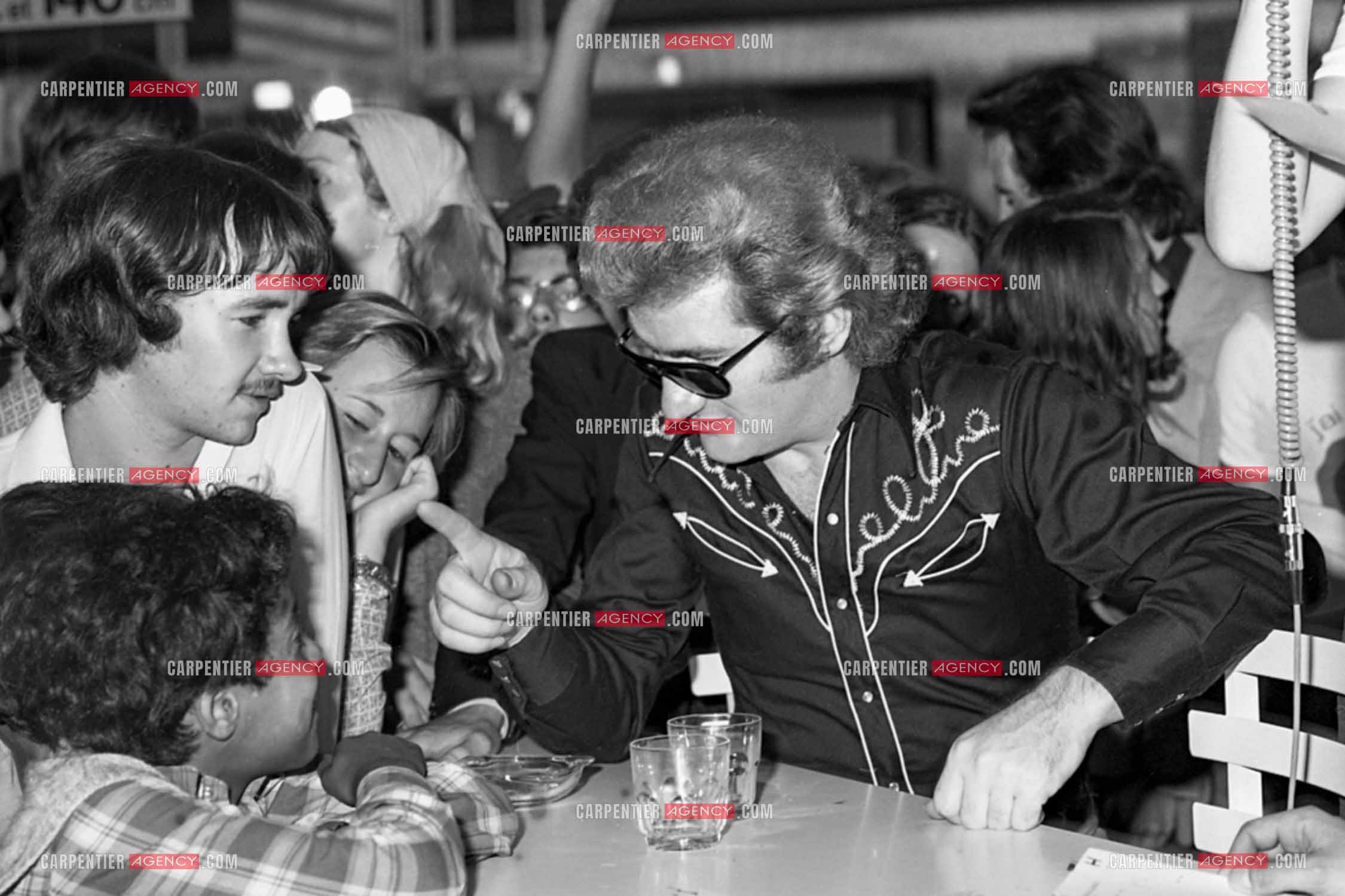 Le chanteur Eddy Mitchell invité pour l'inauguration du centre commercial C&A de la Part-Dieu à Lyon.  ( Exclusif )