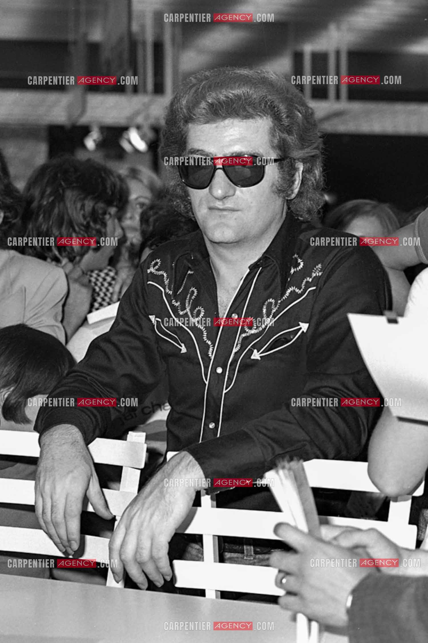 Le chanteur Eddy Mitchell invité pour l'inauguration du centre commercial C&A de la Part-Dieu à Lyon.  ( Exclusif )