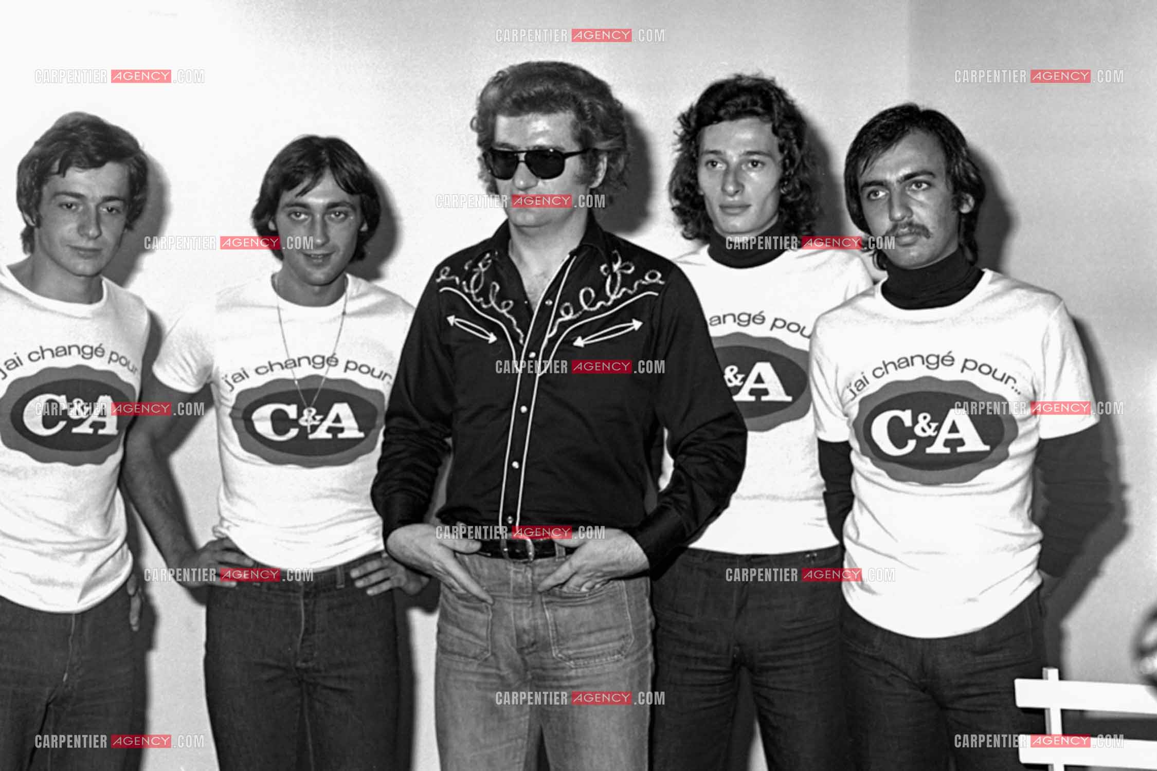 Le chanteur Eddy Mitchell invité pour l'inauguration du centre commercial C&A de la Part-Dieu à Lyon.  ( Exclusif )