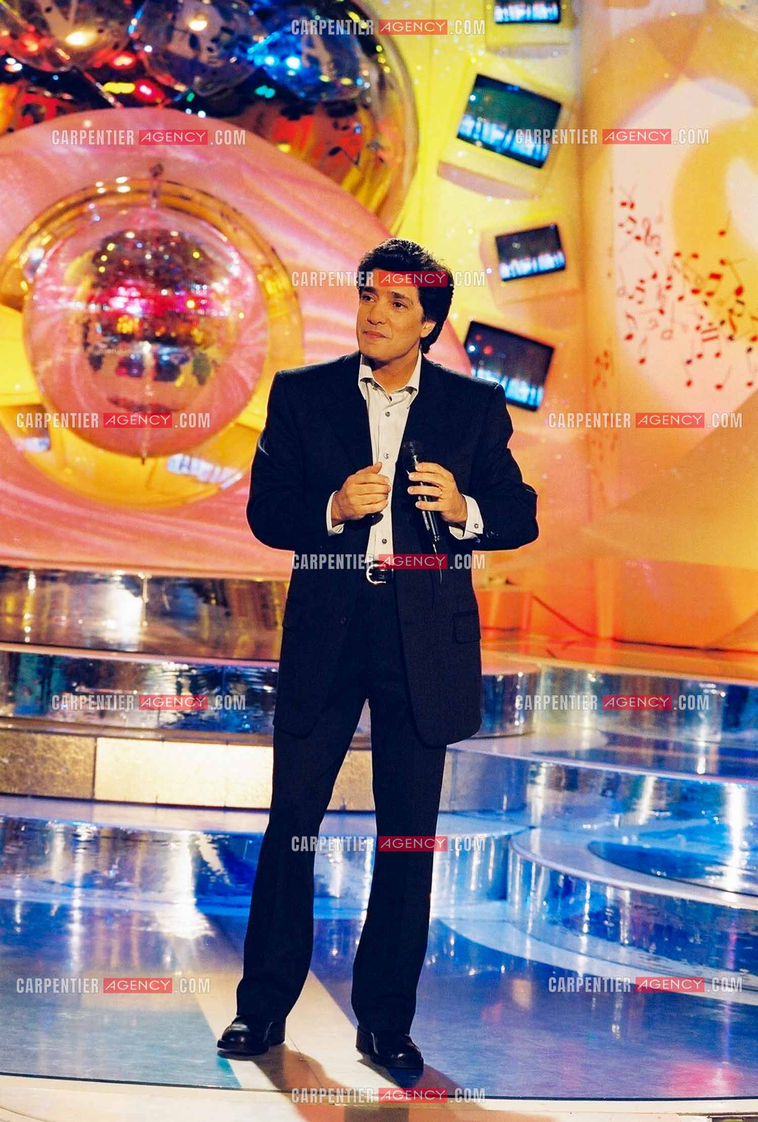 Le chanteur Frédéric François invité de l'émission “La Chance Aux Chansons“ pour la promotion de son nouvel album “Les Plus Grandes Mélodies Italiennes“.  ( Exclusif )