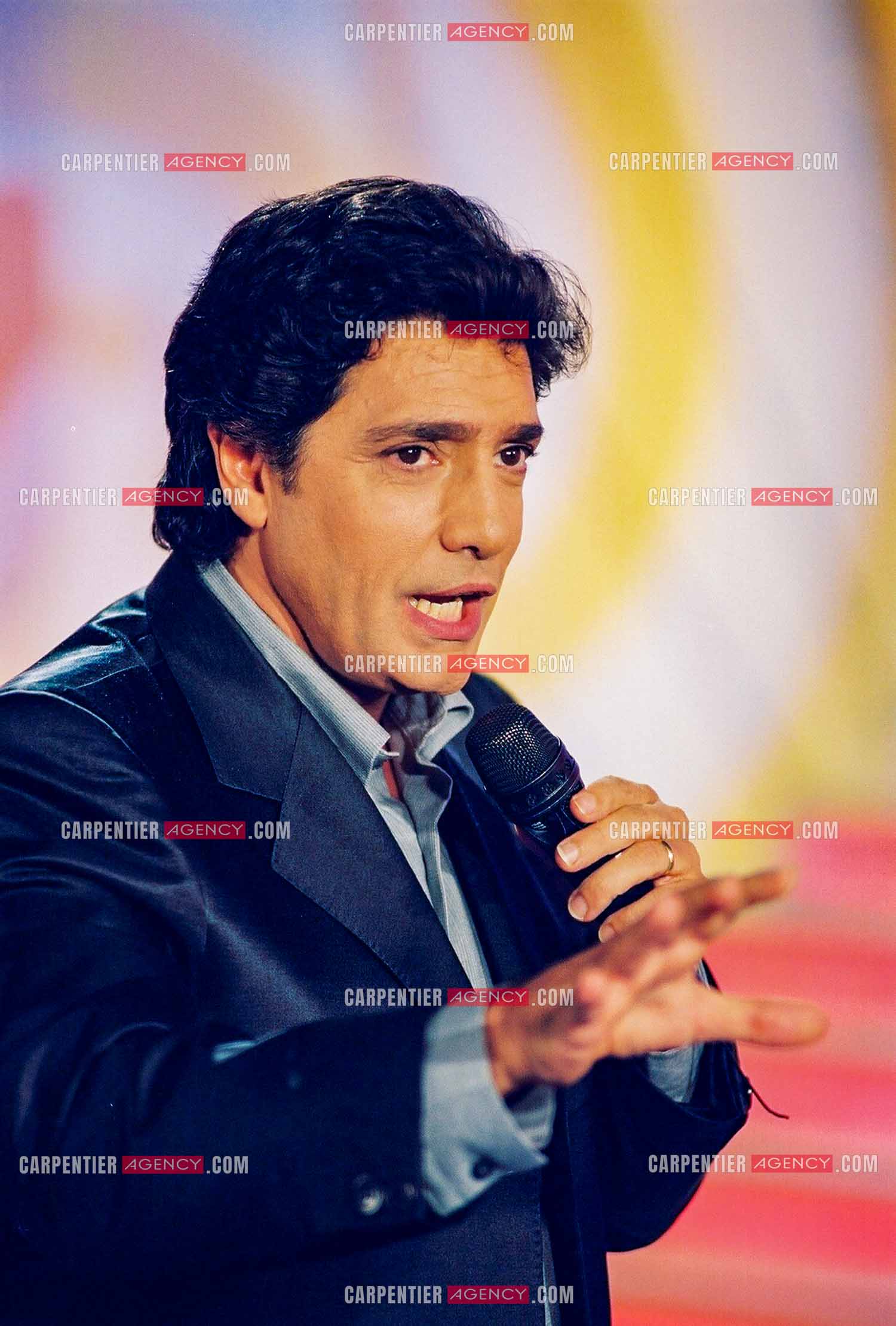 Le chanteur Frédéric François invité de l'émission “La Chance Aux Chansons“ pour la promotion de son nouvel album “Les Plus Grandes Mélodies Italiennes“.  ( Exclusif )