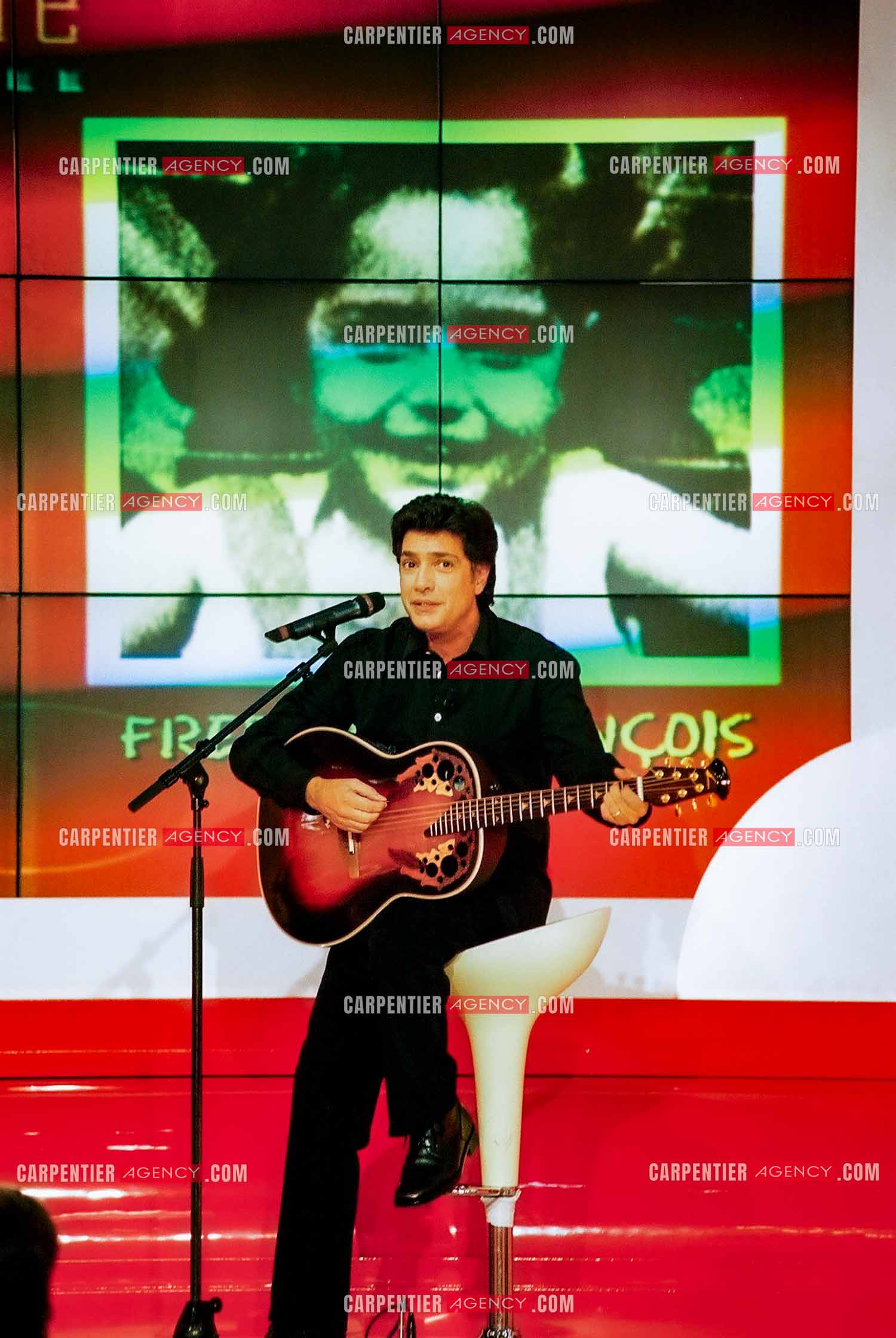 Émission “Le Fabuleux Destin“ présentée par l'animatrice Isabelle Giordano avec comme invité